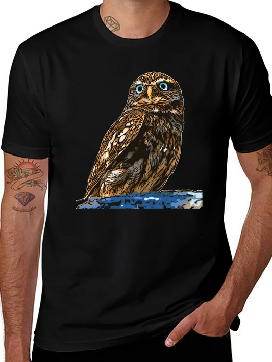 Owl Graphic Print T-Shirt