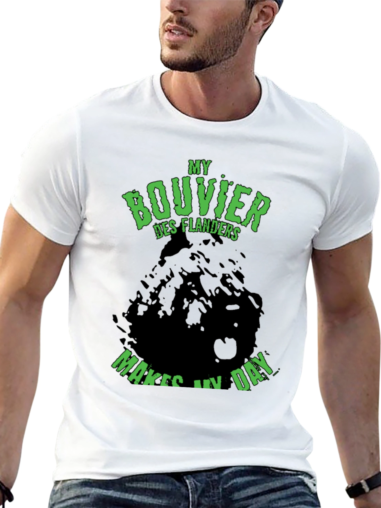 Bouvier des Flandres Dog Lover Graphic T-Shirt
