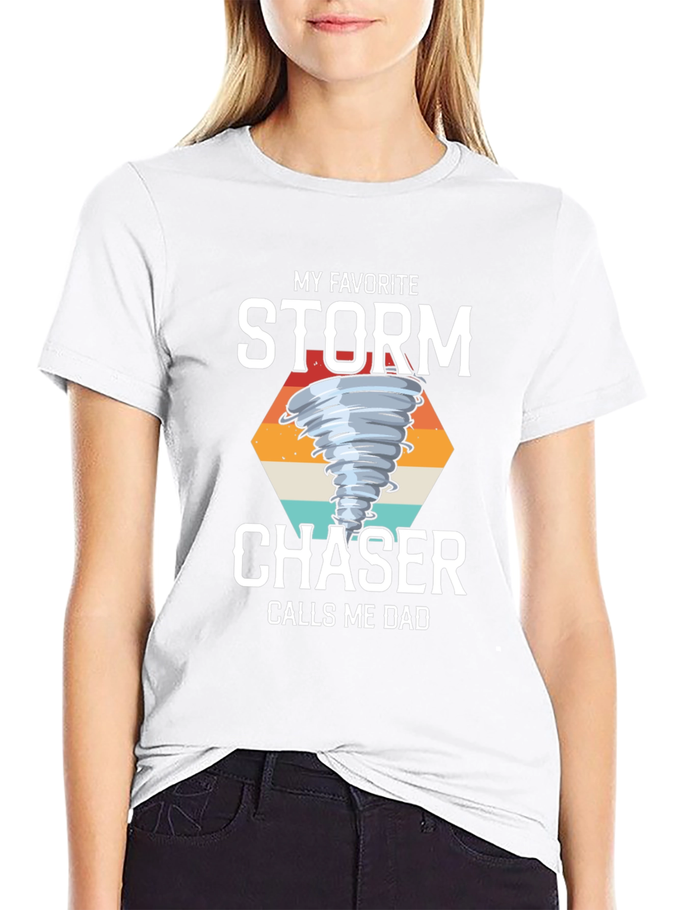 Storm Chaser Dad T-Shirt Tornado Graphic Tee