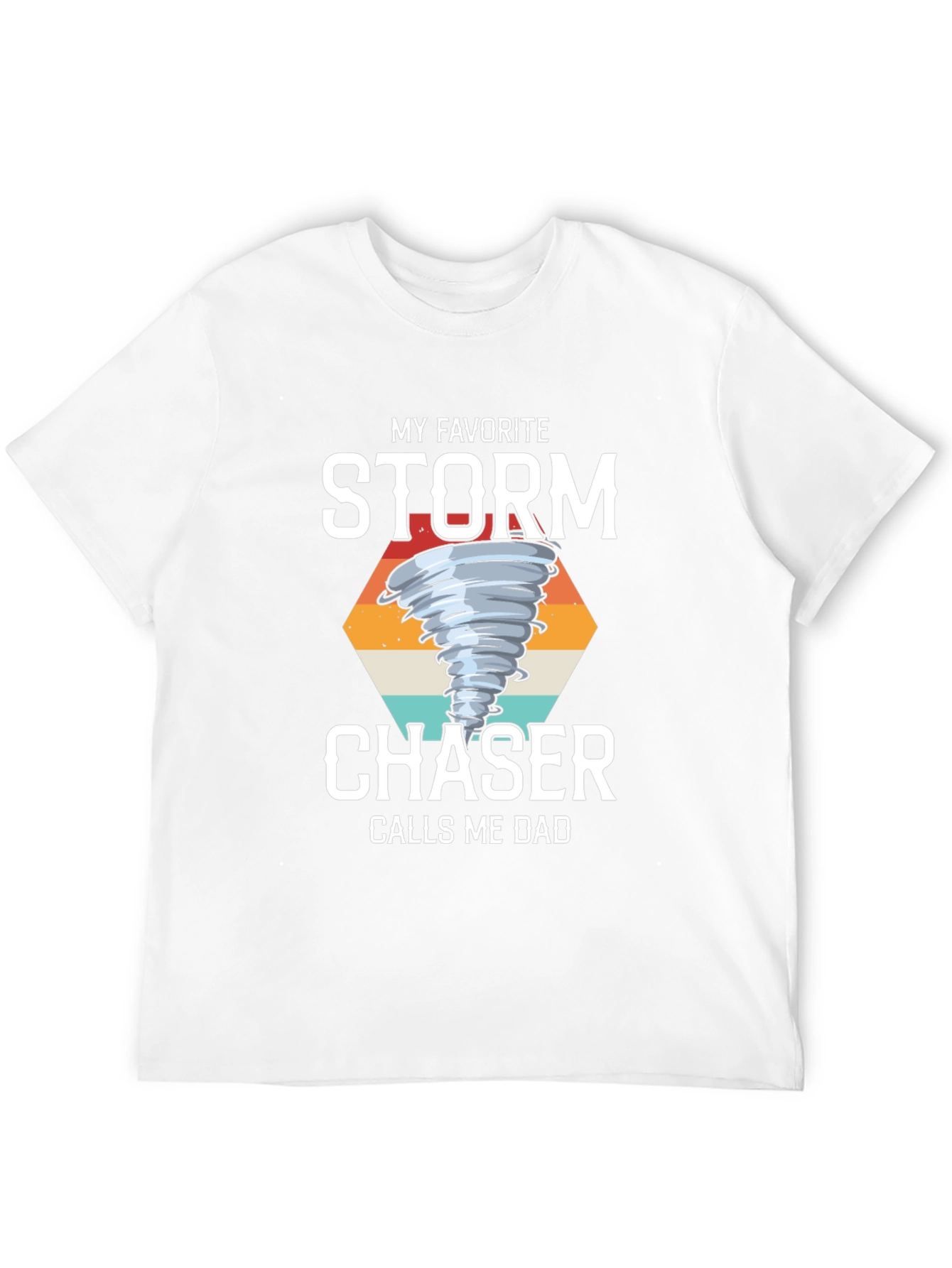 Storm Chaser Dad T-Shirt Tornado Graphic Tee