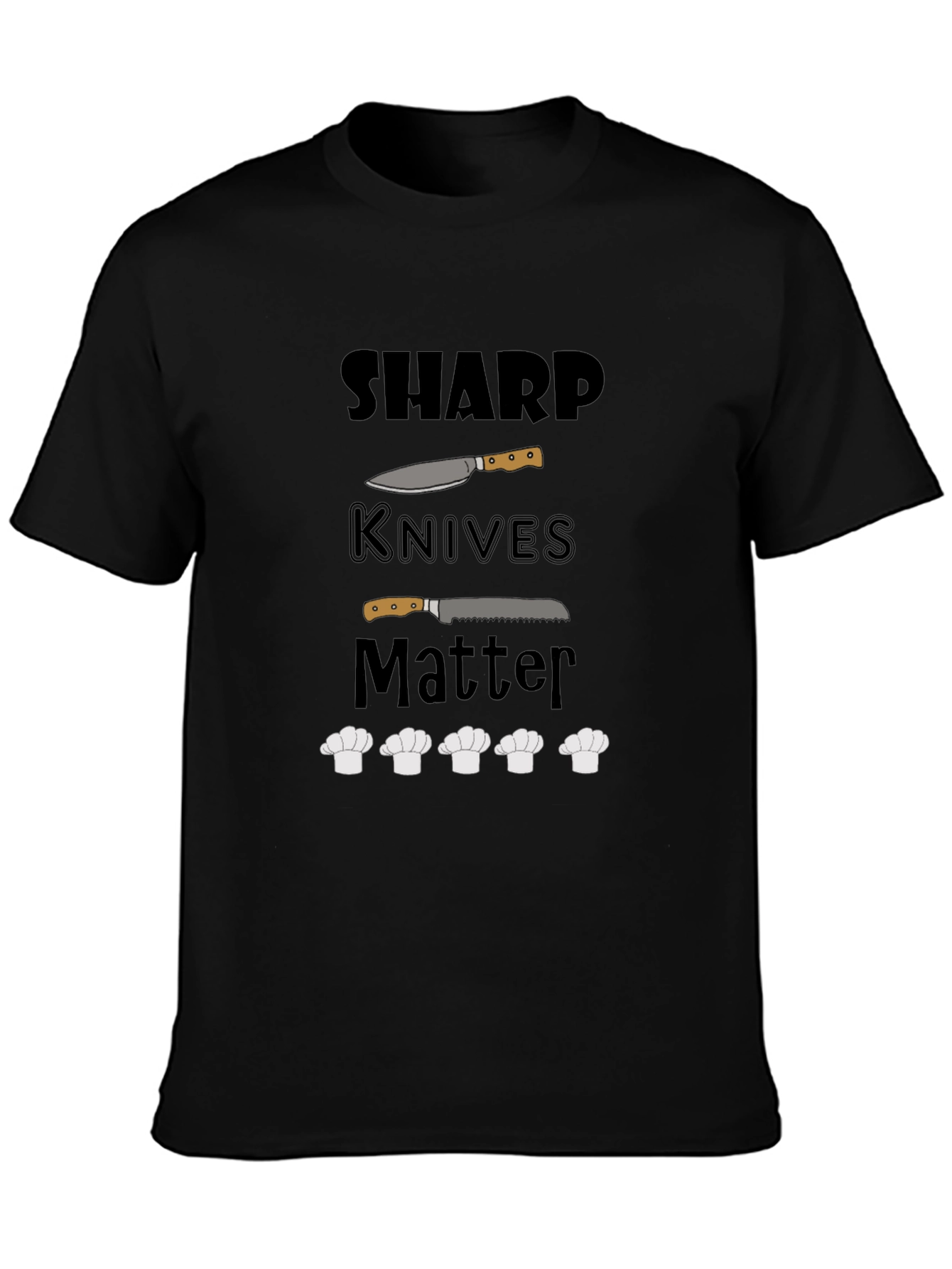 Sharp Knives Matter Graphic Tee - Chef Edition