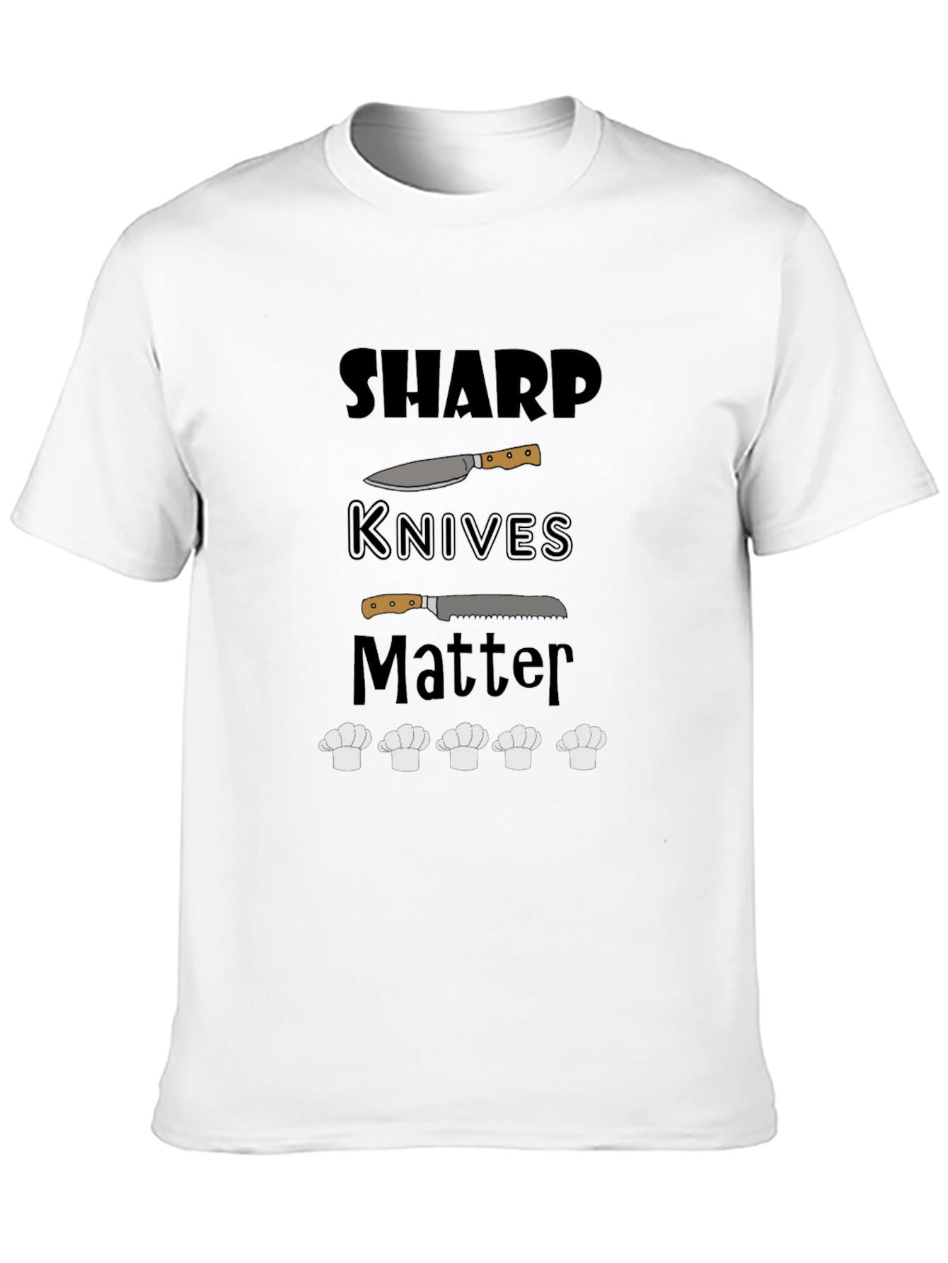 Sharp Knives Matter Graphic Tee - Chef Edition