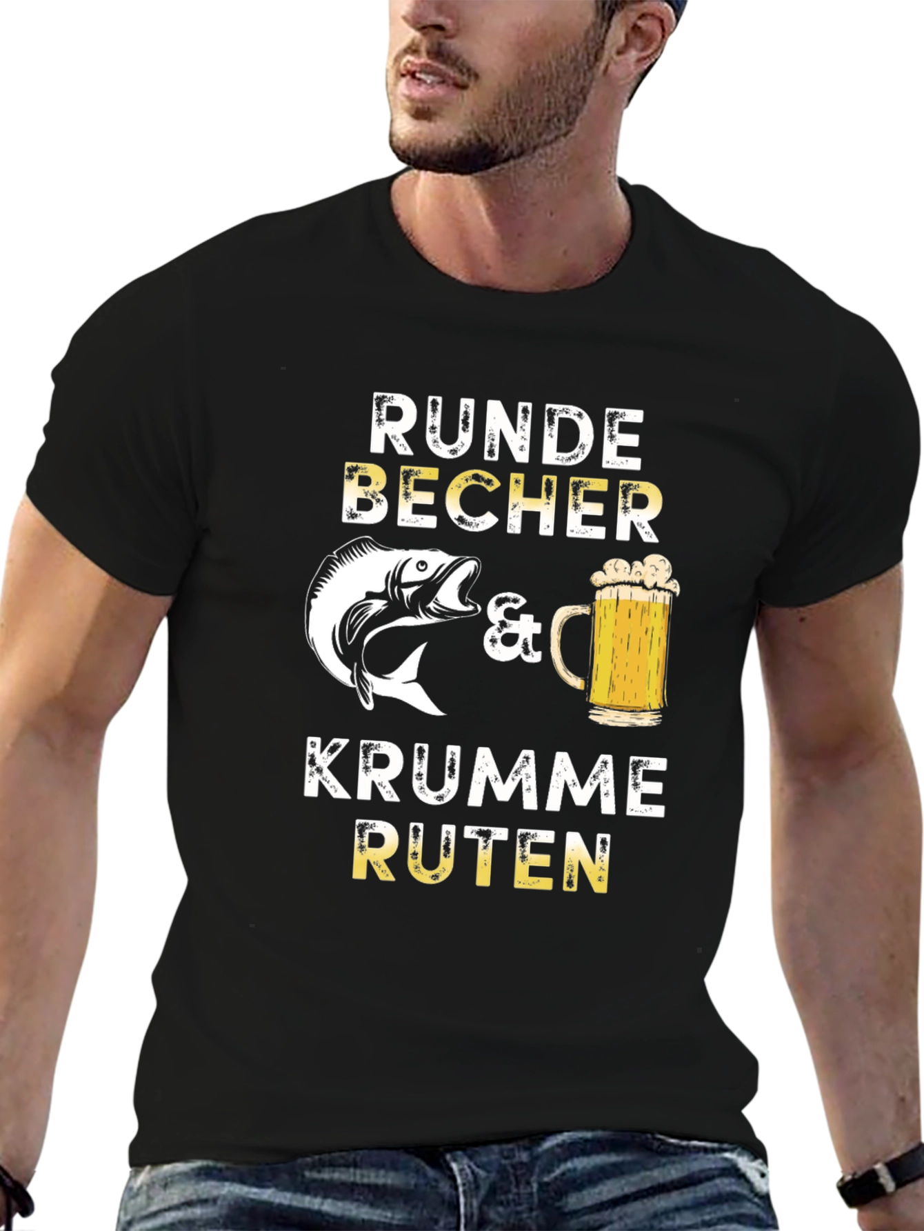 Runde Becher Krümme Ruten Graphic T-Shirt