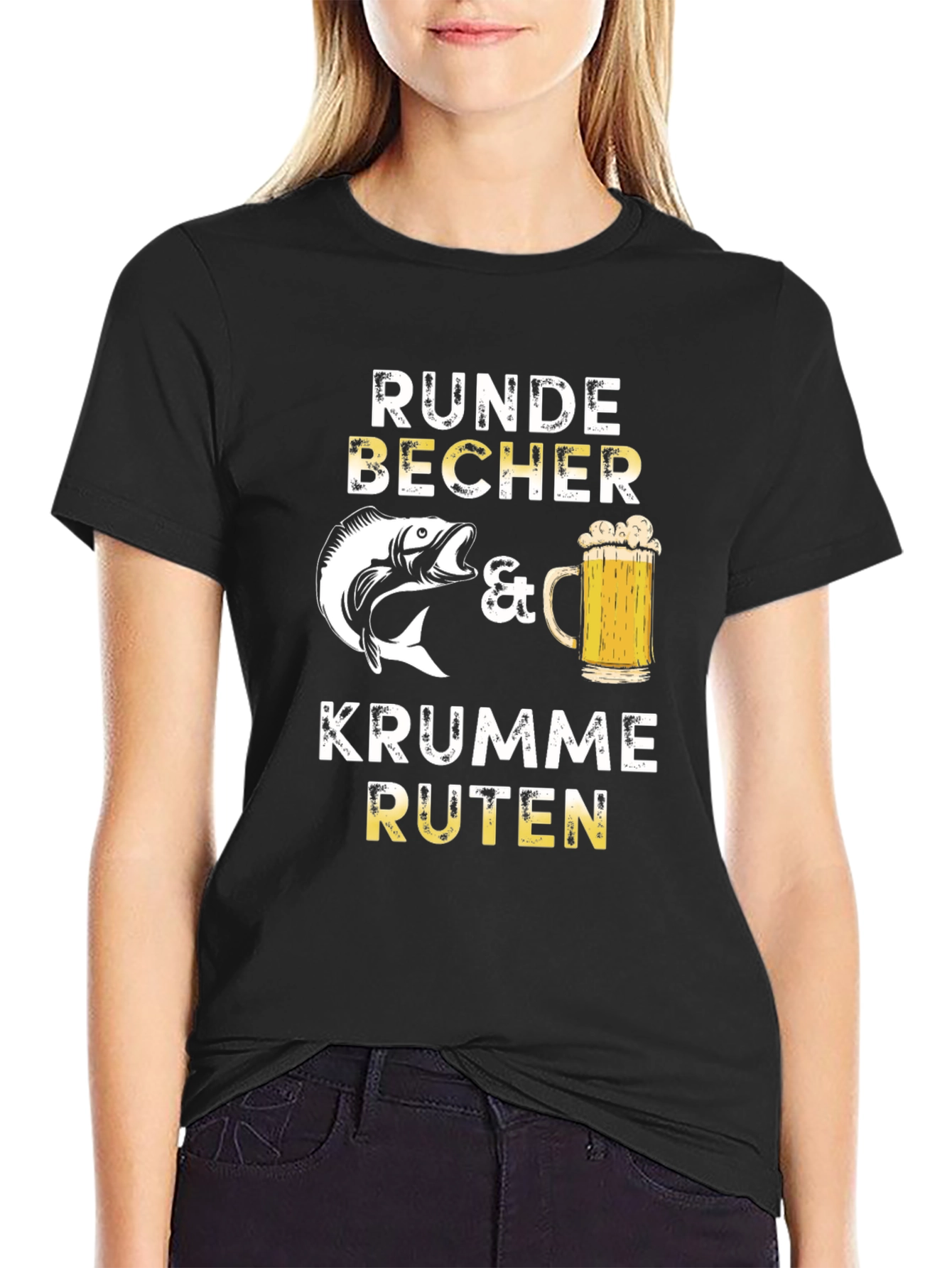 Runde Becher Krümme Ruten Graphic T-Shirt