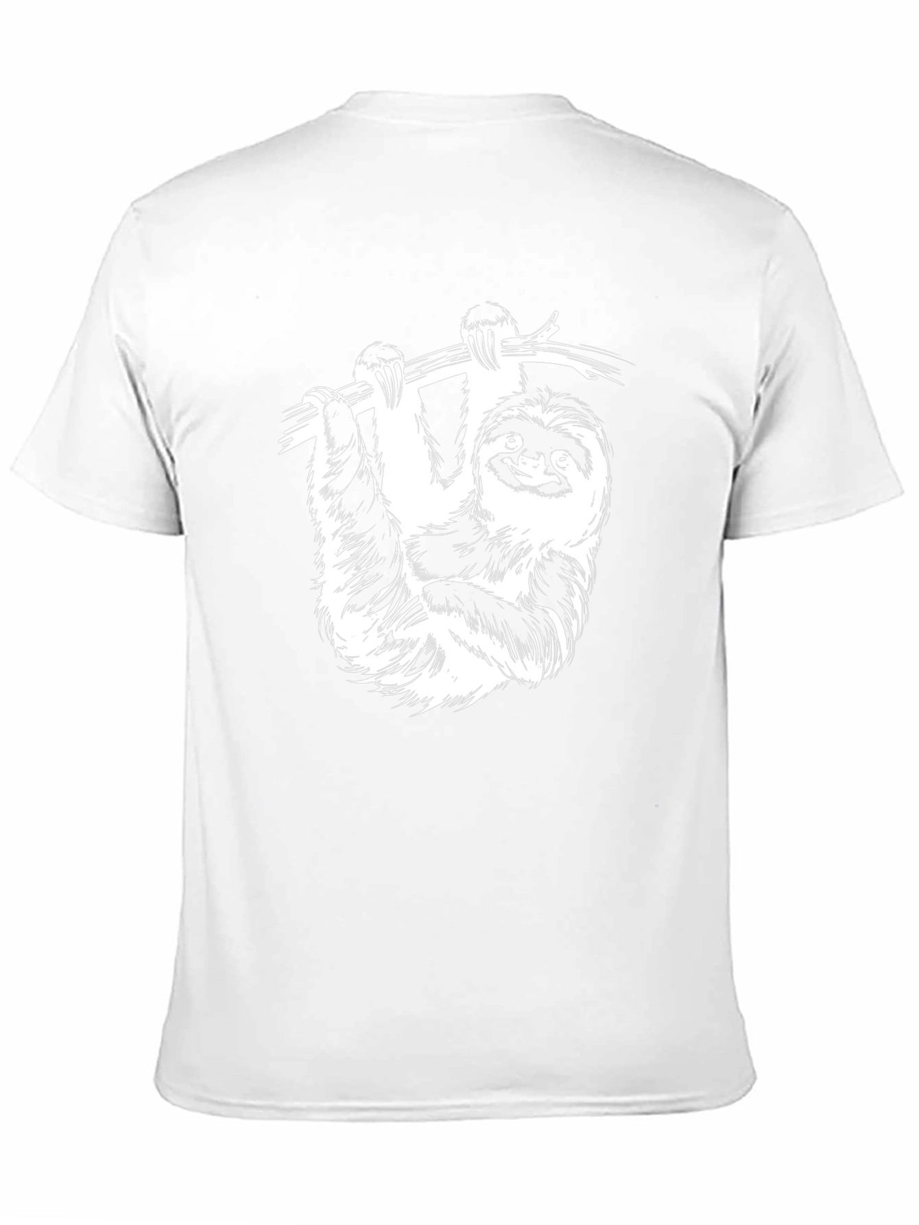 Sloth Graphic Tee - Mens Black T-Shirt