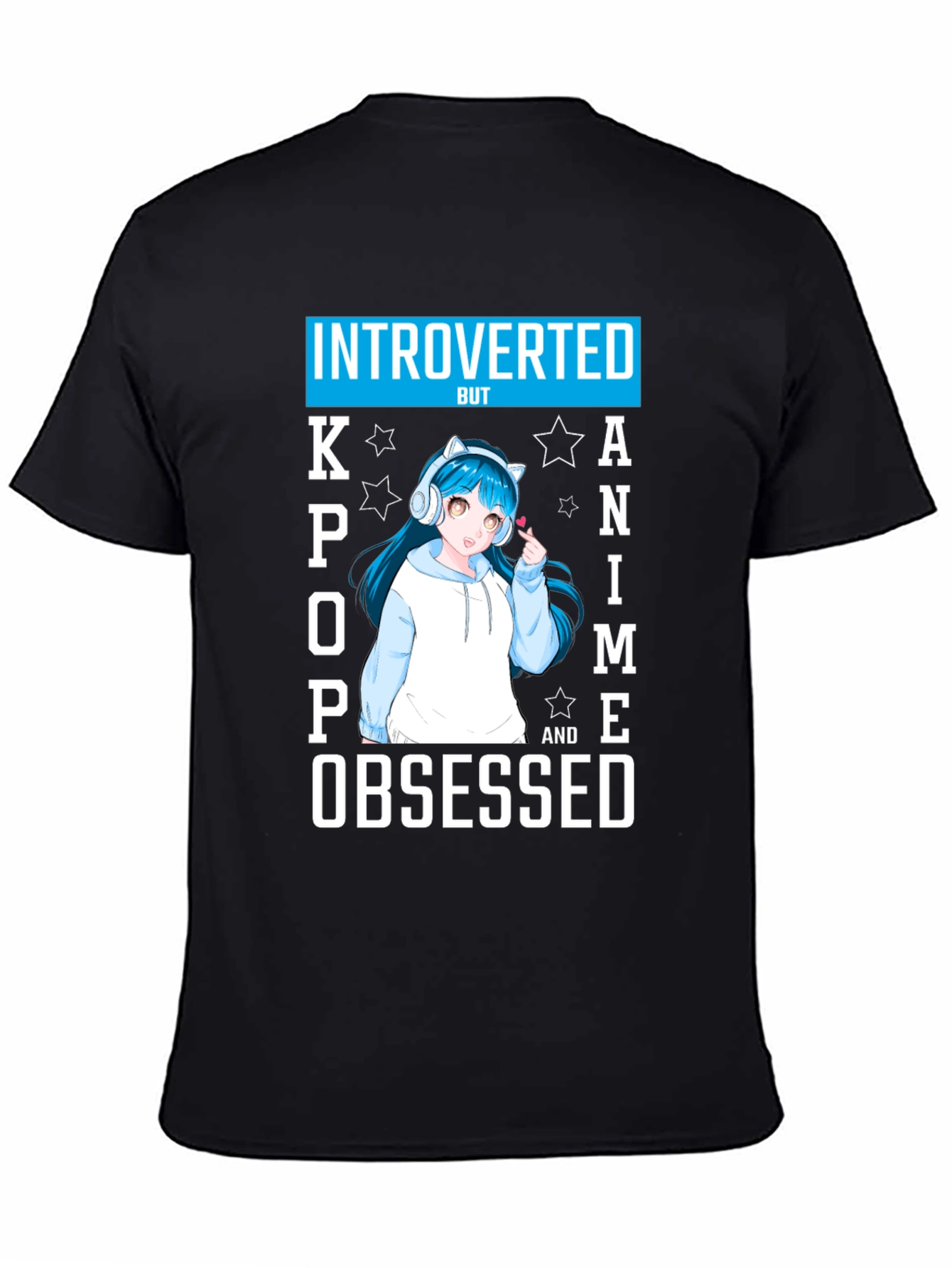 Introverted Kpop Anime Obsessed T-Shirt