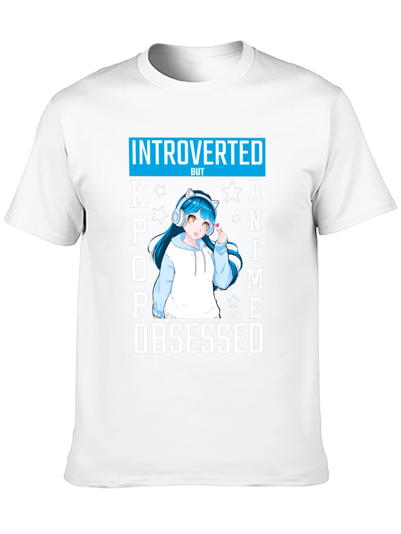 Introverted Kpop Anime Obsessed T-Shirt