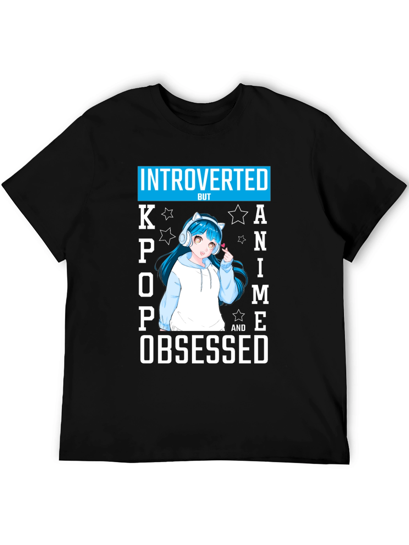 Introverted Kpop Anime Obsessed T-Shirt
