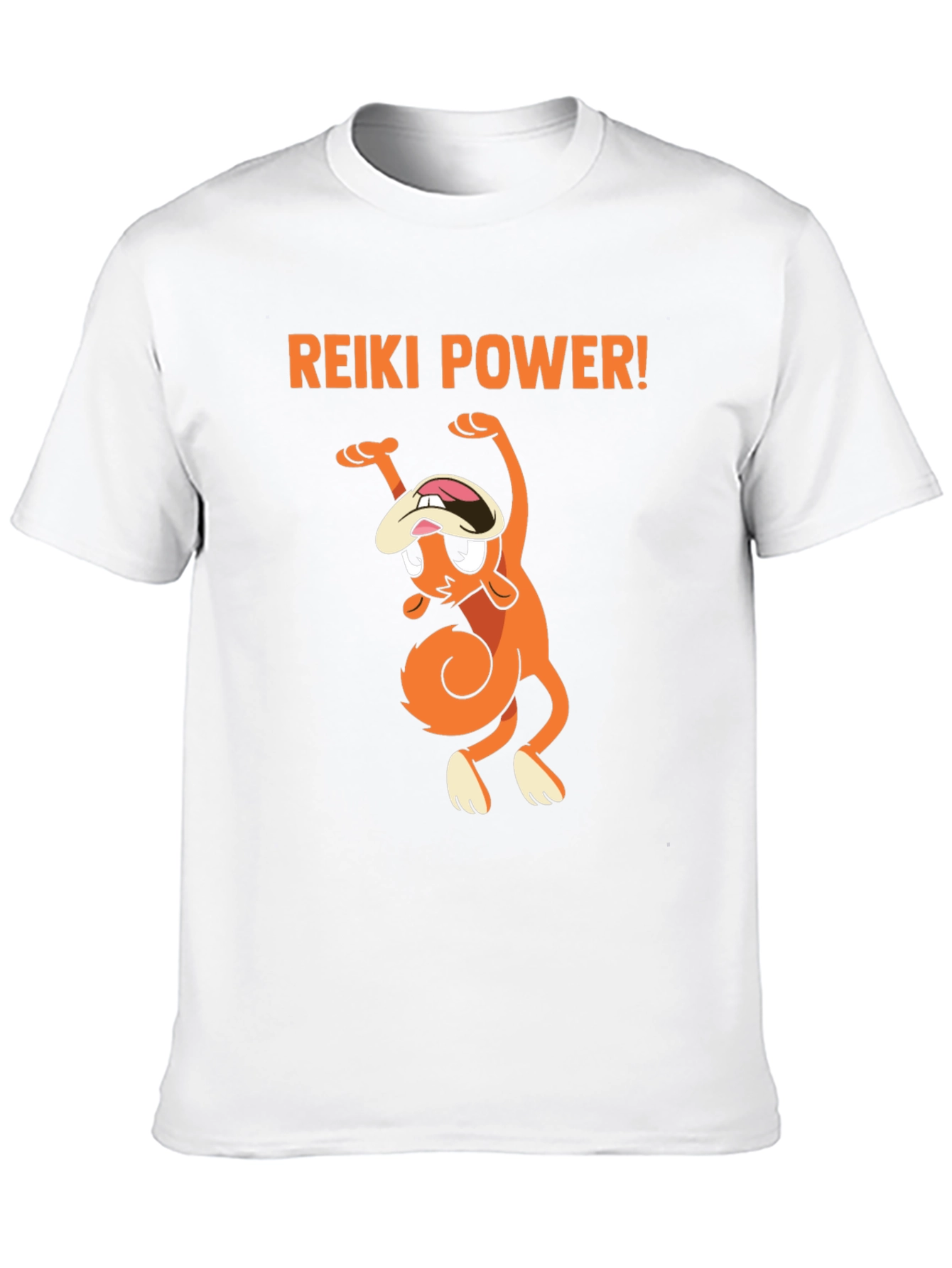 Reiki Power Cartoon Graphic T-Shirt