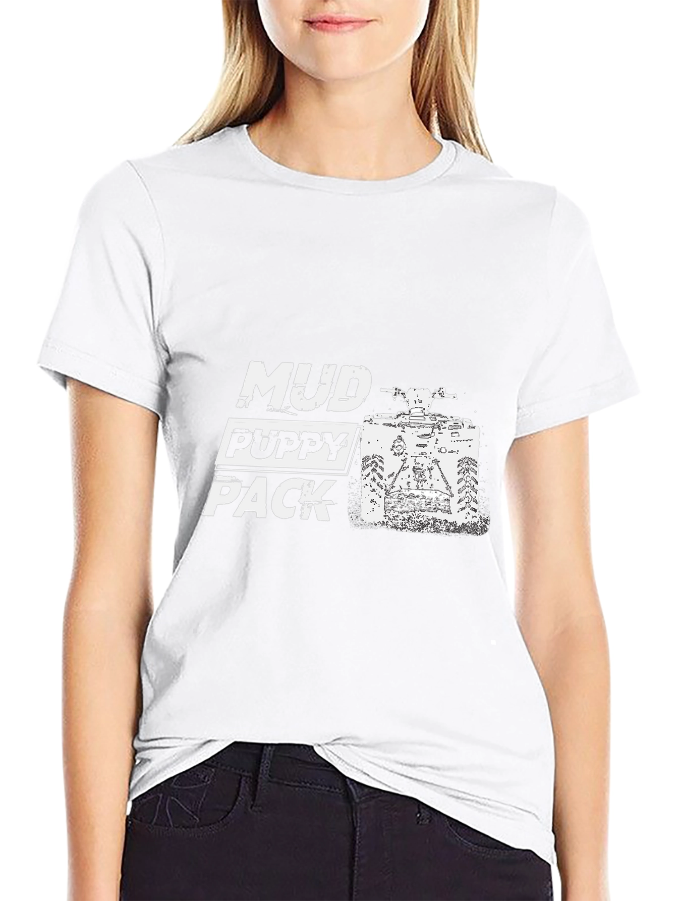 Mud Puppy Pack Black Graphic Tee