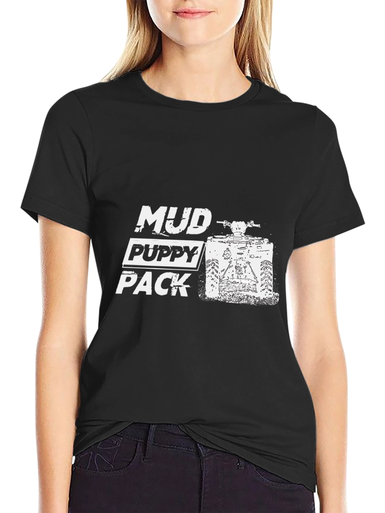 Mud Puppy Pack Black Graphic Tee