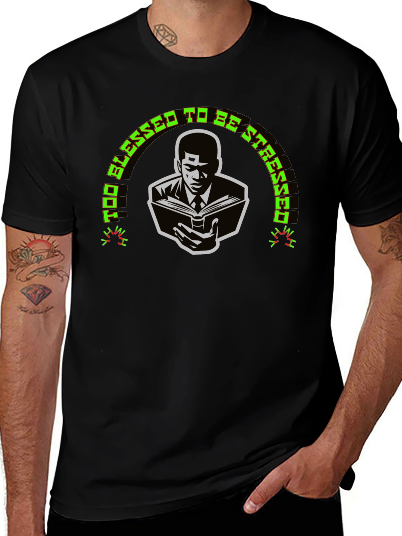 Blessed Graphic Tee - Reading Man