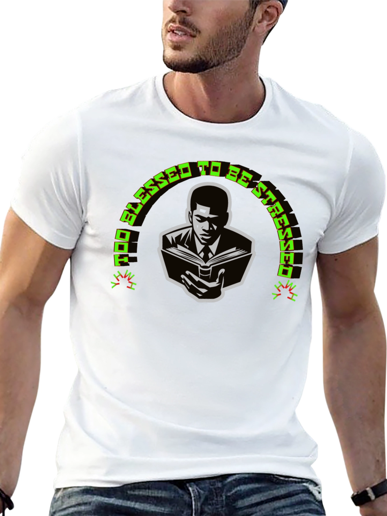 Blessed Graphic Tee - Reading Man