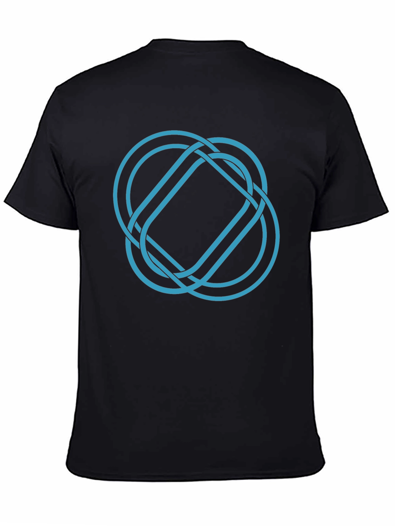 Geometric Knot Tee - Stylish Graphic Print Shirt