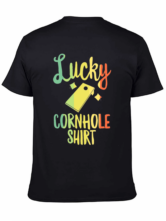 Lucky Cornhole Shirt - Perfect for Game Day!