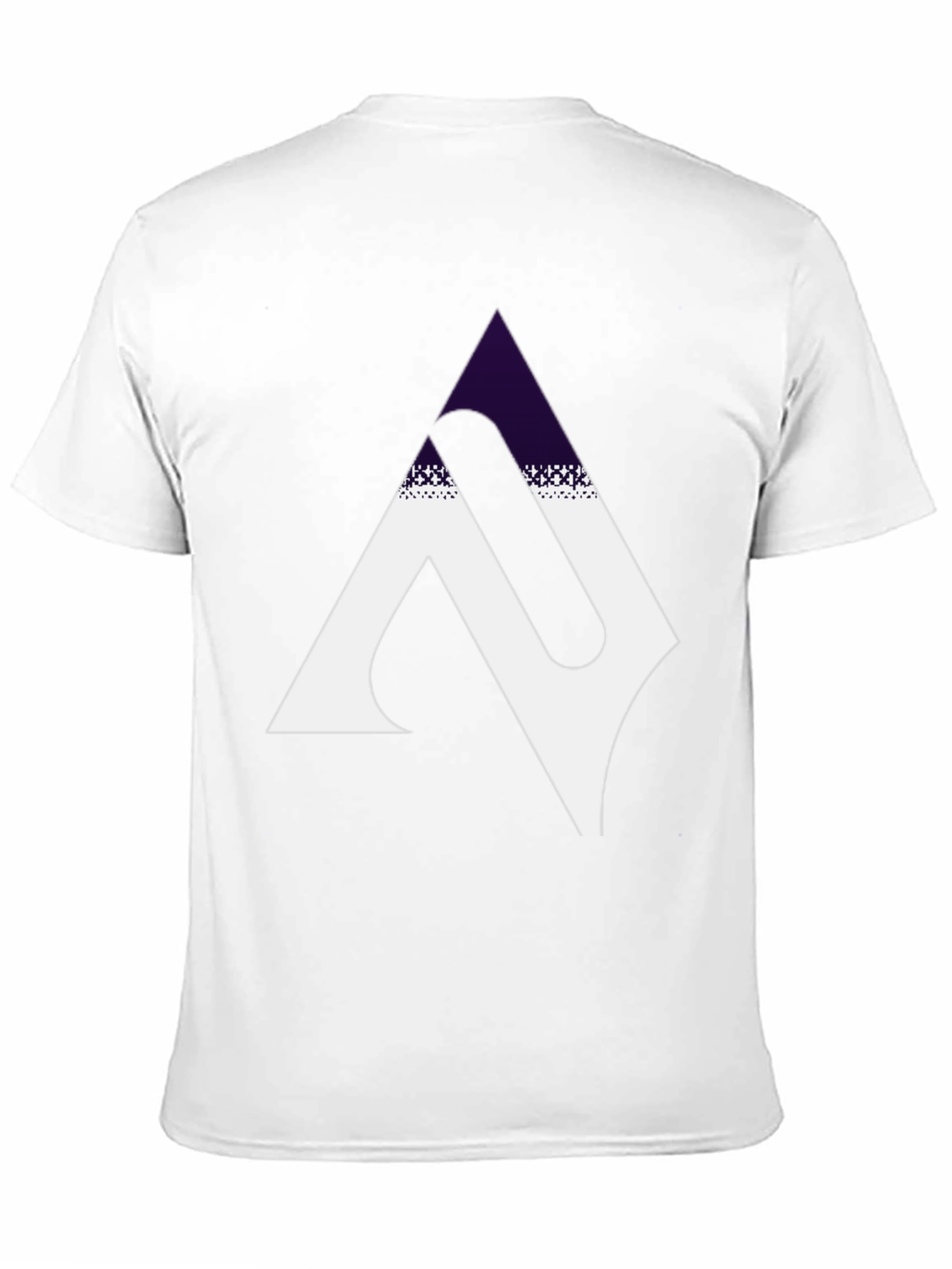 Modern Geometric Graphic Black T-Shirt