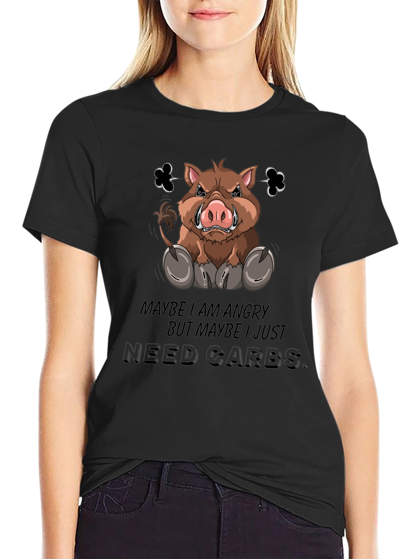 Angry Boar Carbs T-Shirt