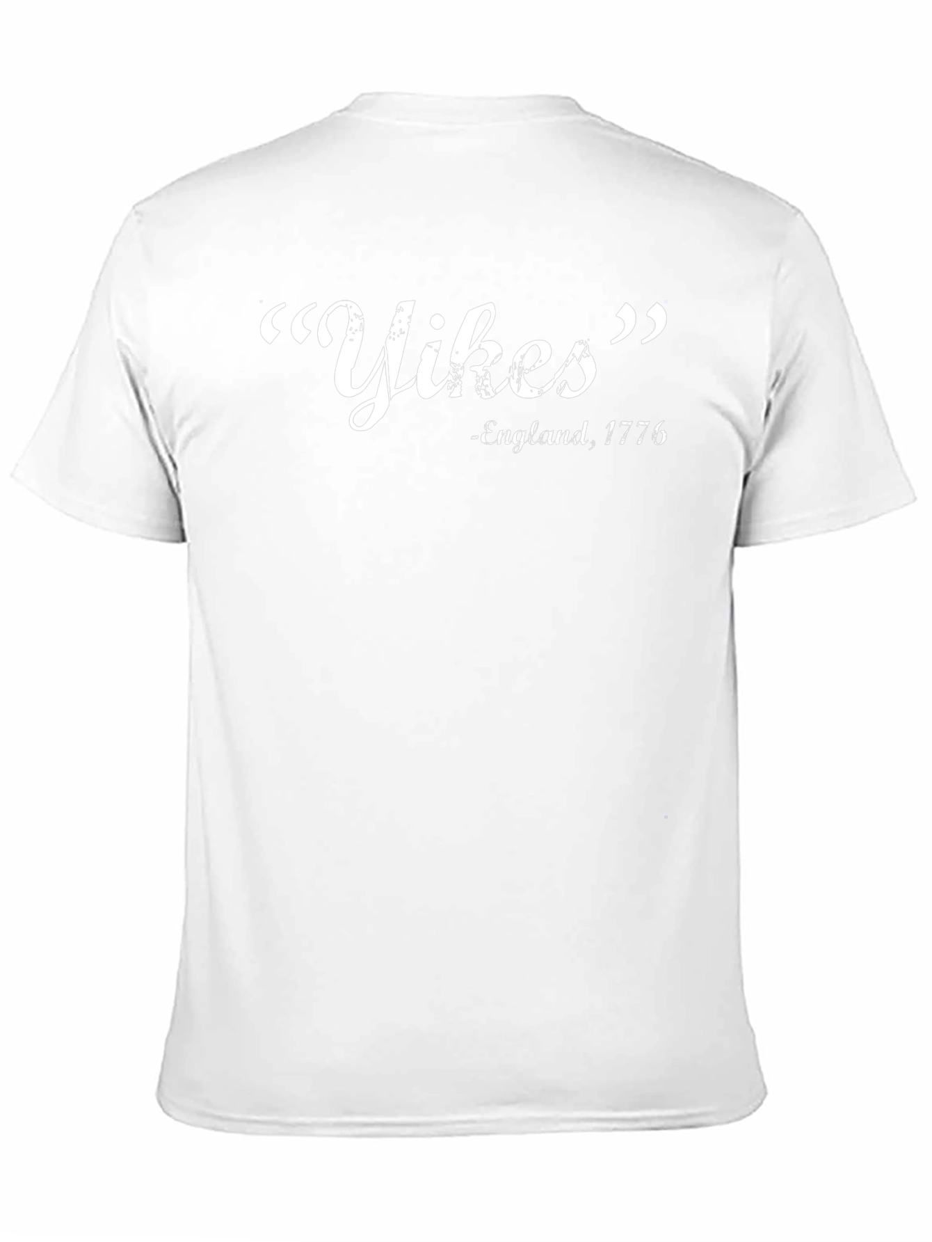 Yikes England 1776 Graphic Tee - Black Cotton T-Shirt