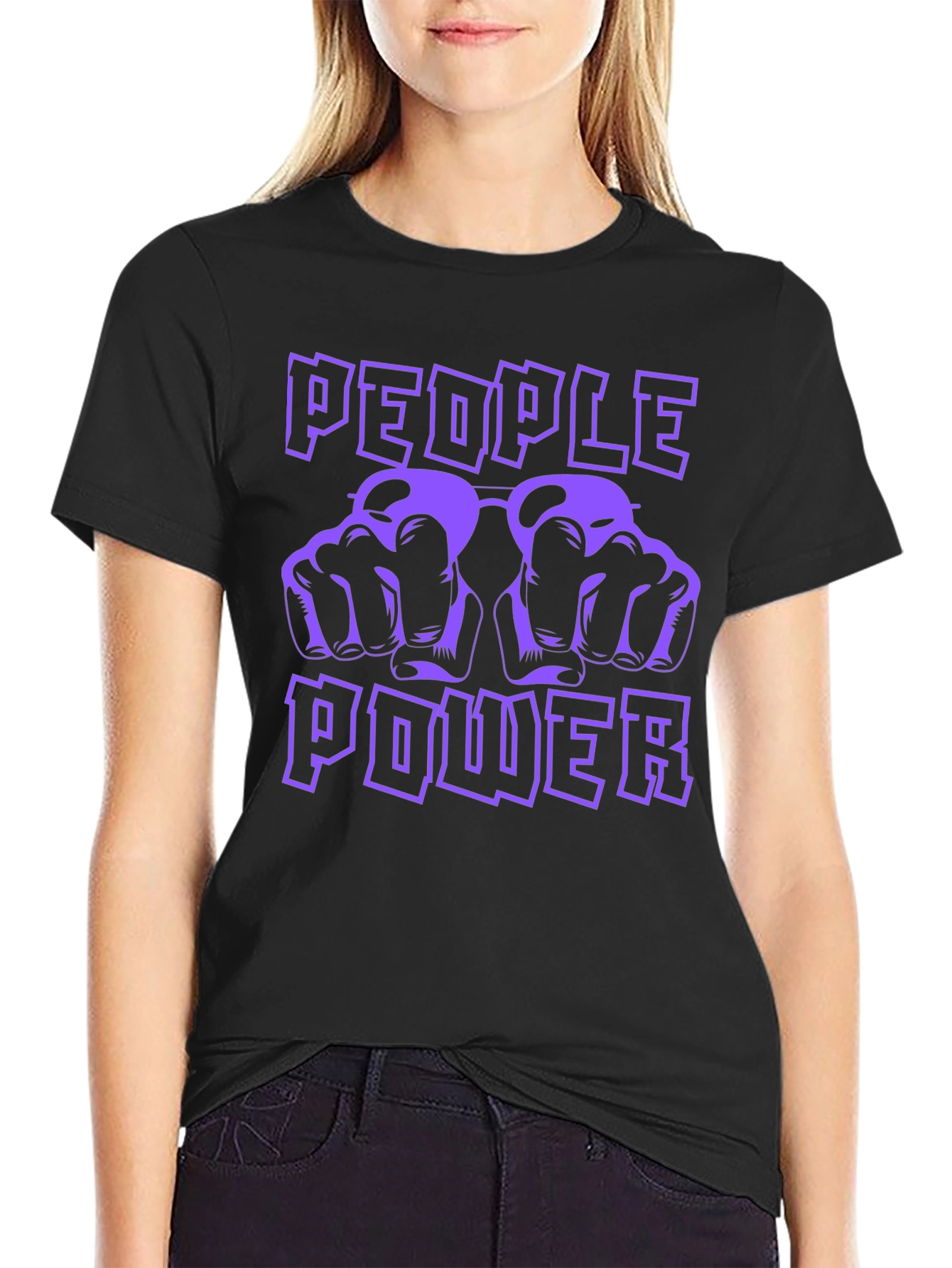 People Power Graphic T-Shirt - Bold Statement Tee