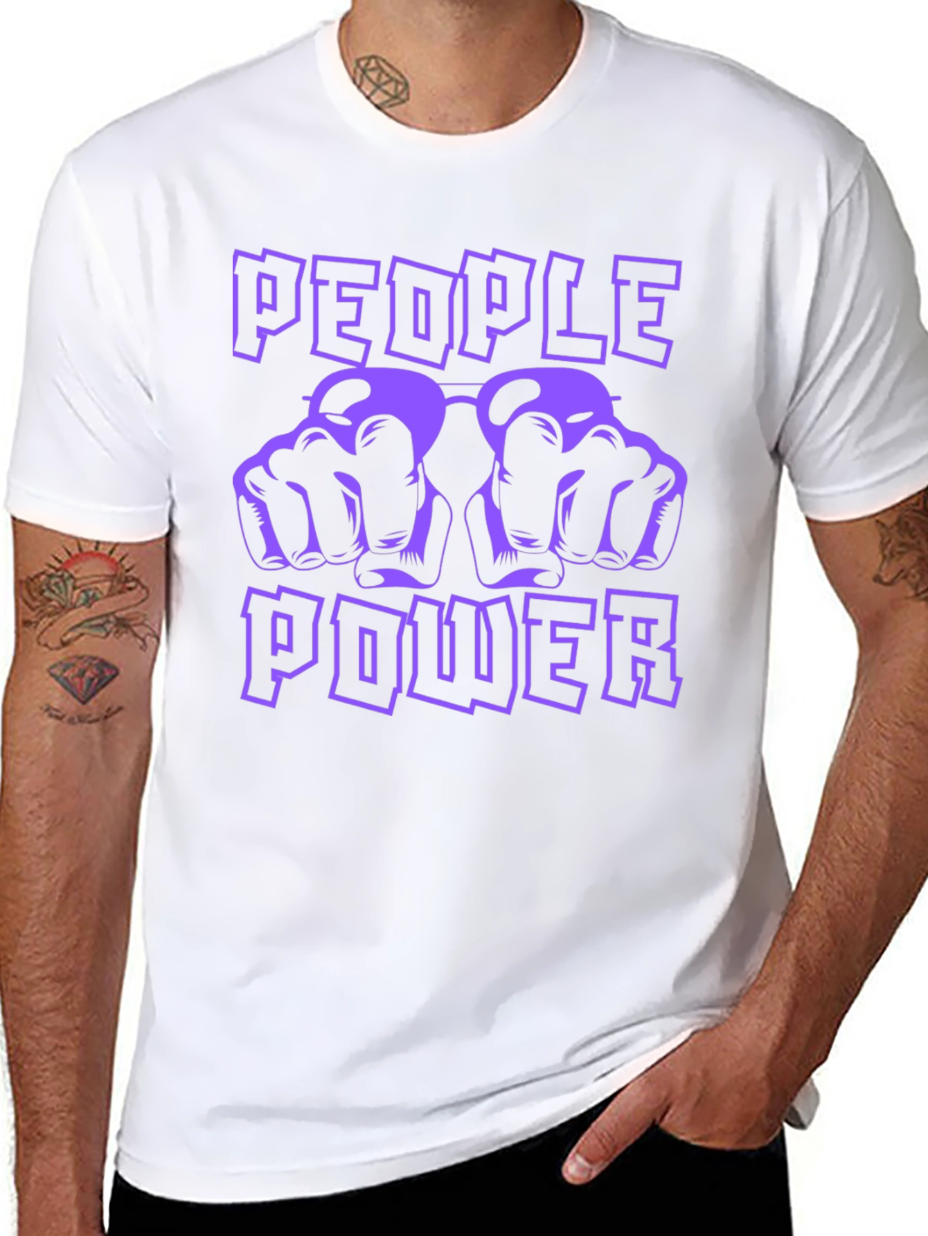 People Power Graphic T-Shirt - Bold Statement Tee