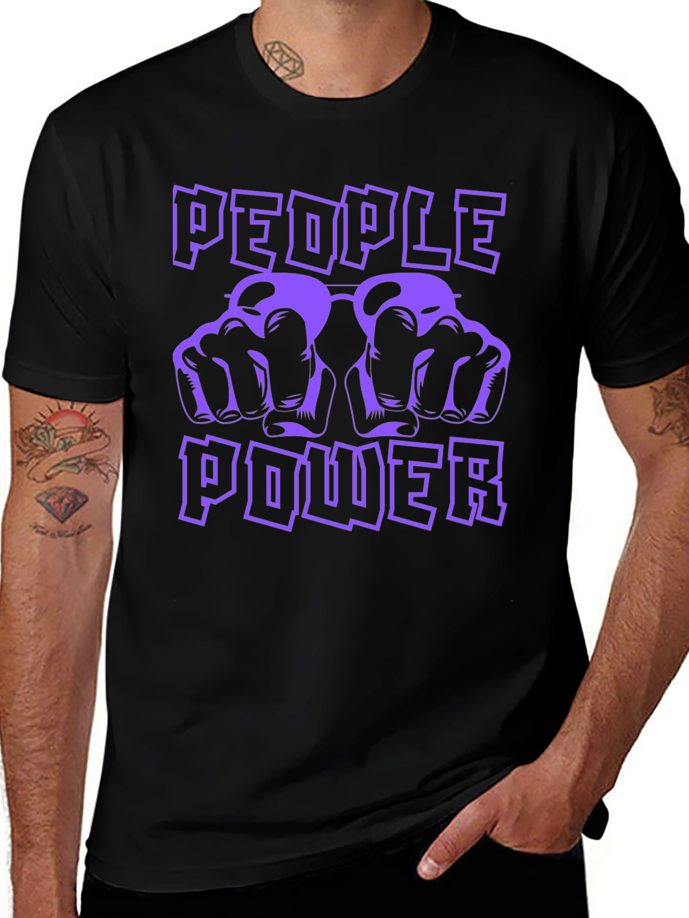 People Power Graphic T-Shirt - Bold Statement Tee