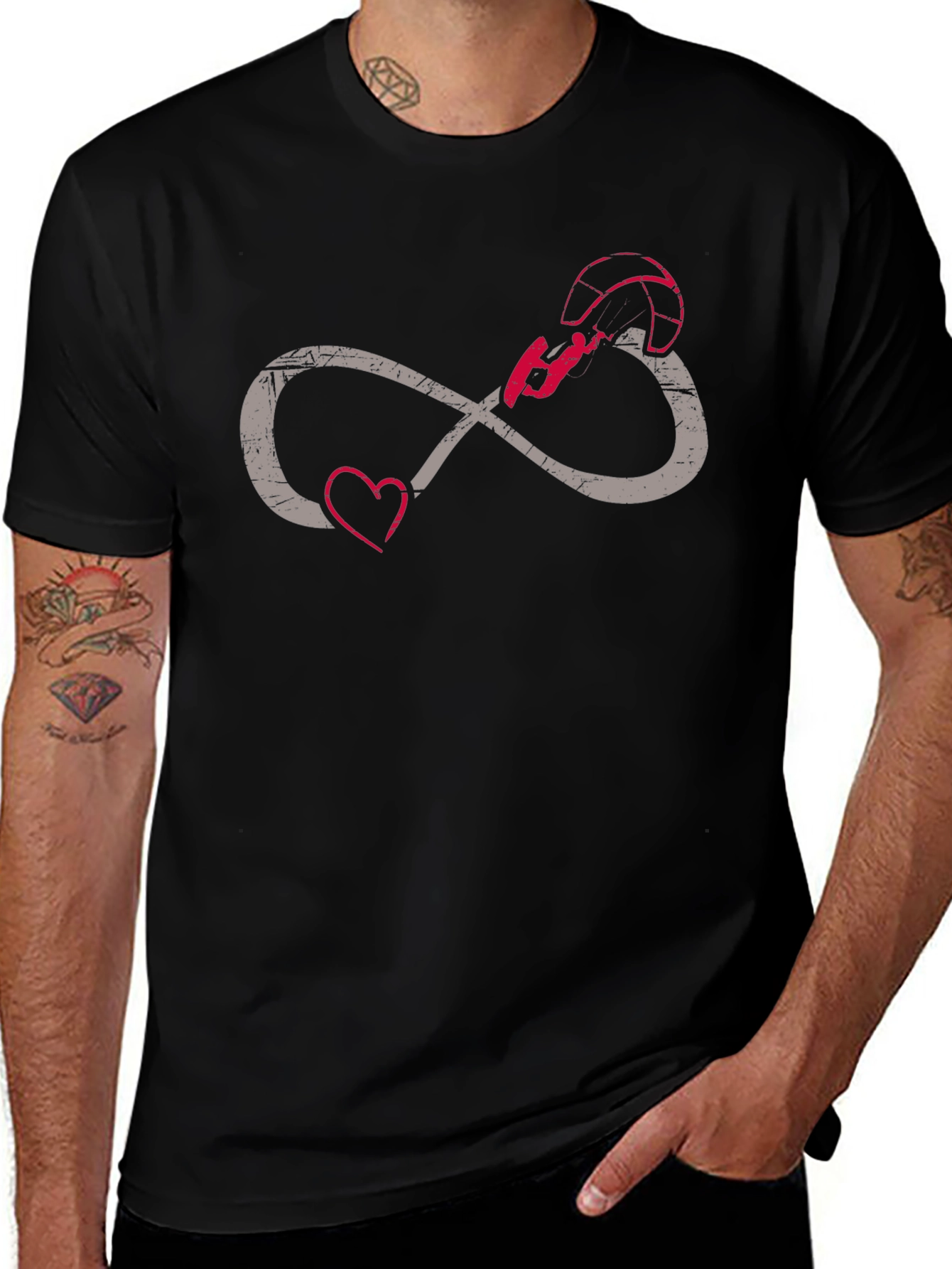 Paragliding Infinity Love T-Shirt
