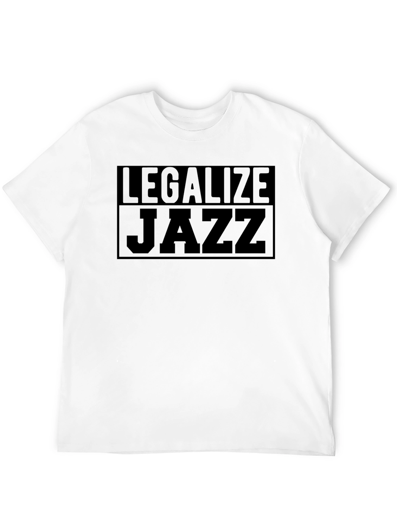 Legalize Jazz Black T-Shirt - Music Lover Tee