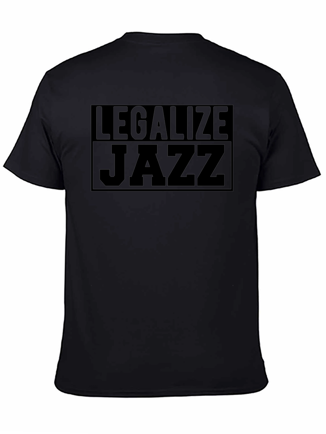 Legalize Jazz Black T-Shirt - Music Lover Tee