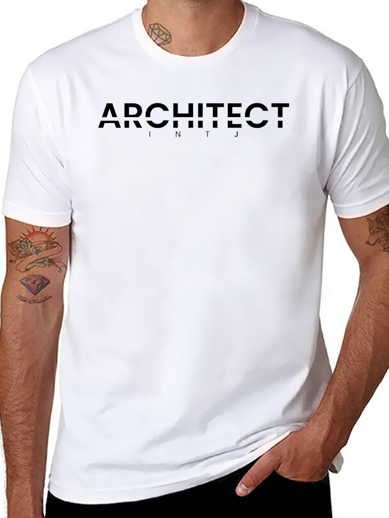 Architect INTJ Black T-Shirt
