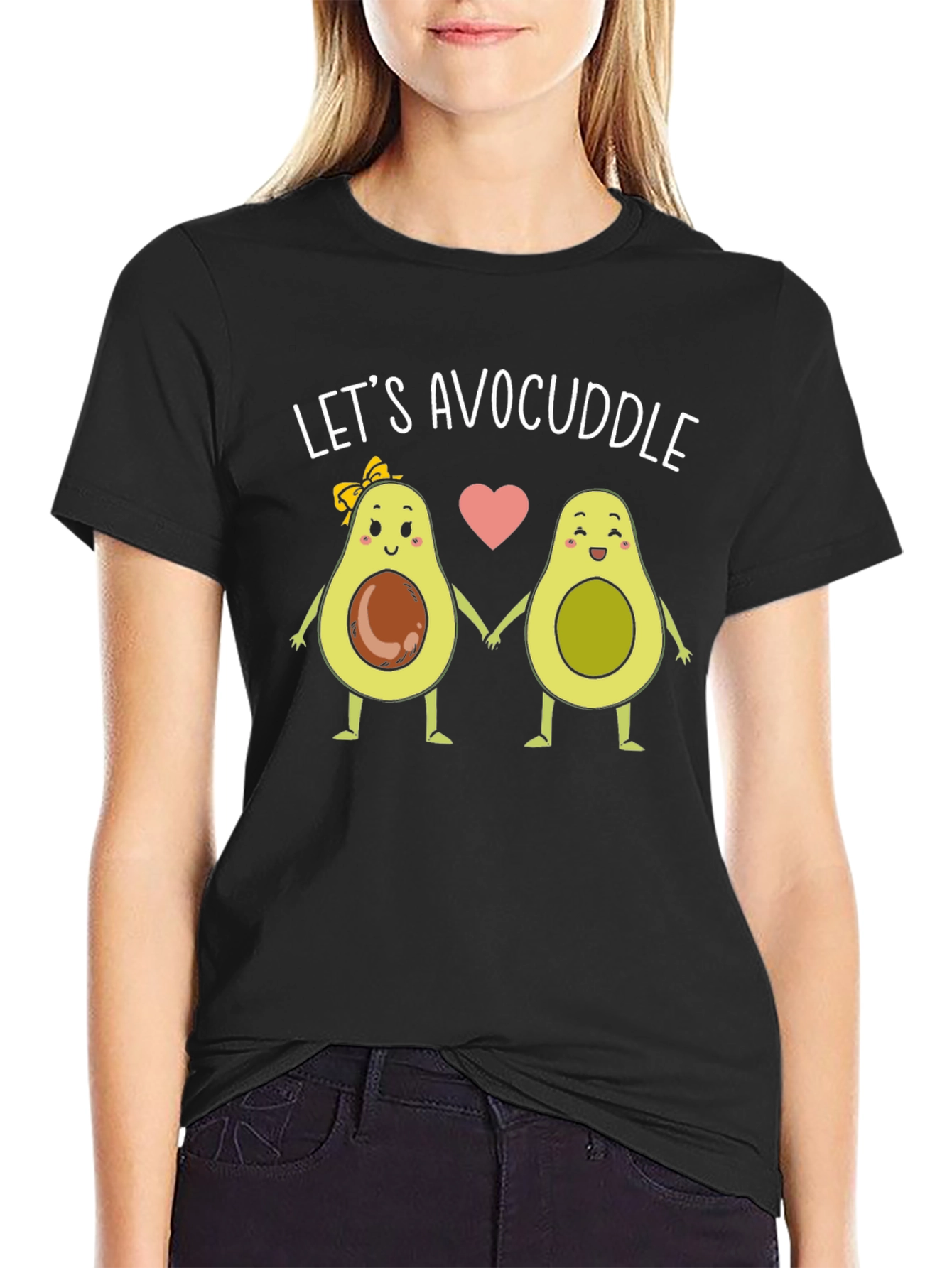 Lets Avocuddle T-Shirt - Cute Avocado Couple Tee