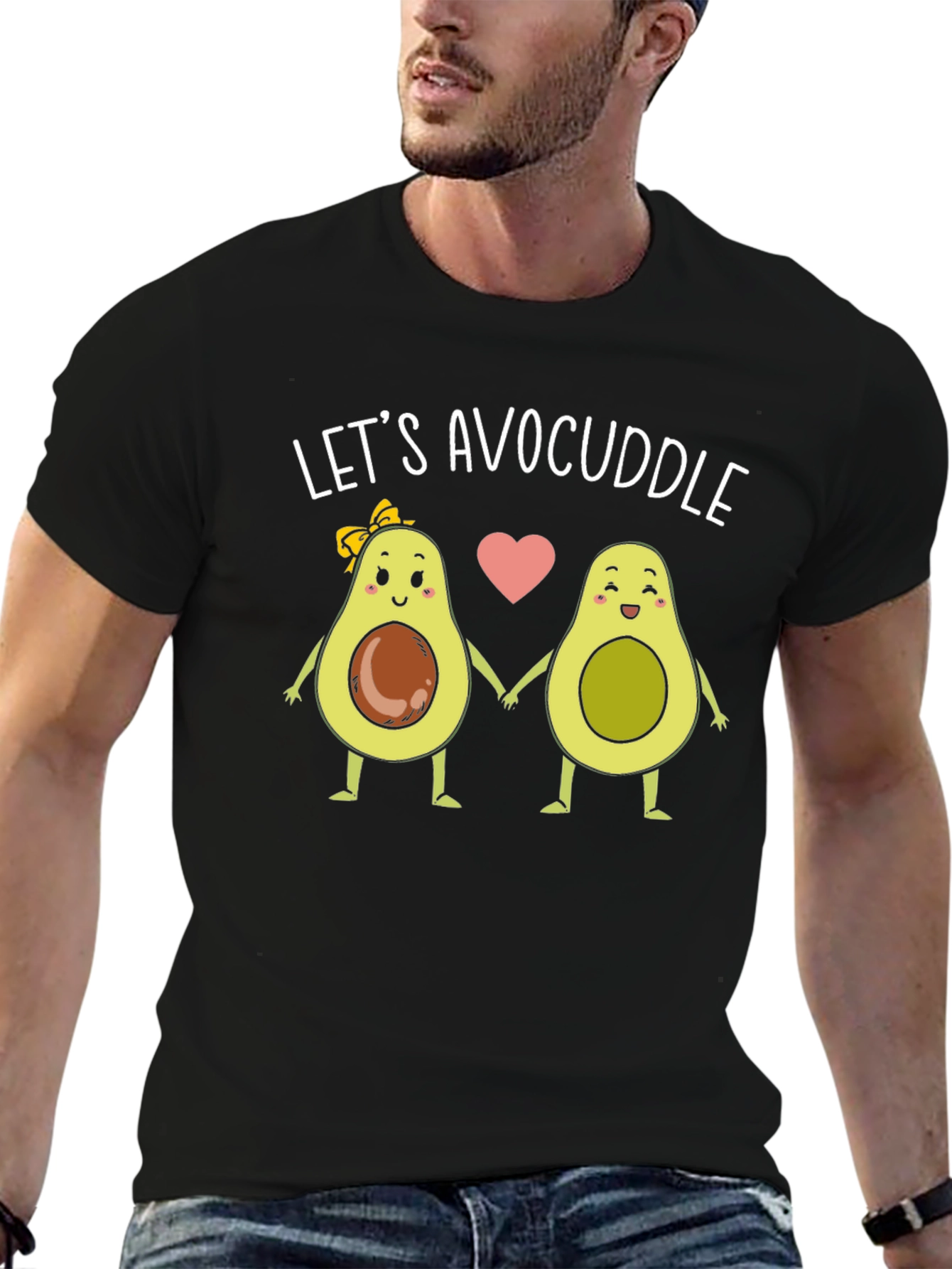 Lets Avocuddle T-Shirt - Cute Avocado Couple Tee