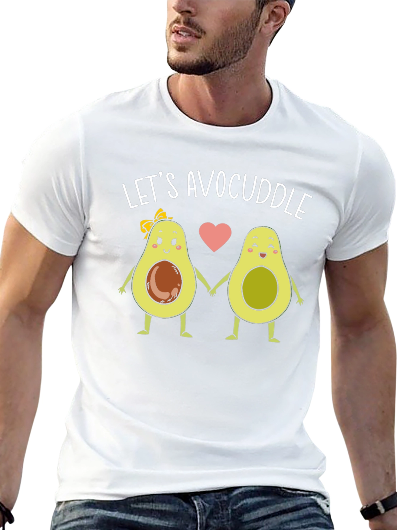 Lets Avocuddle T-Shirt - Cute Avocado Couple Tee