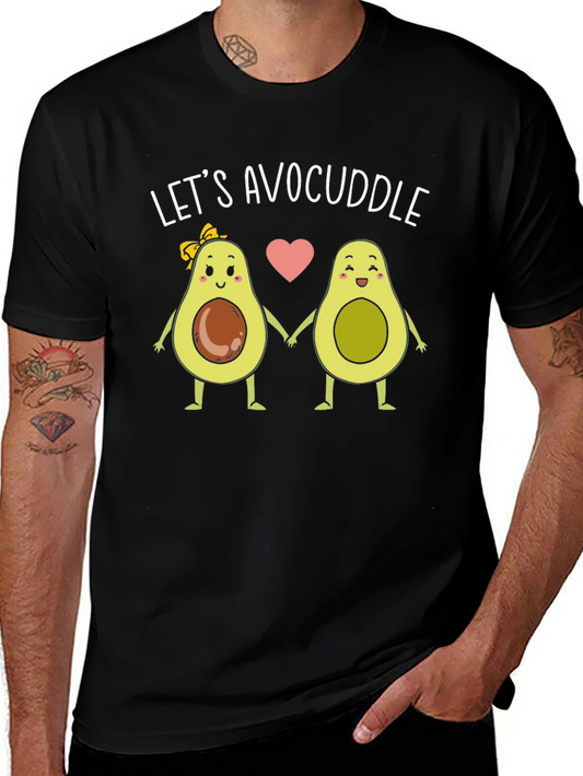 Lets Avocuddle T-Shirt - Cute Avocado Couple Tee