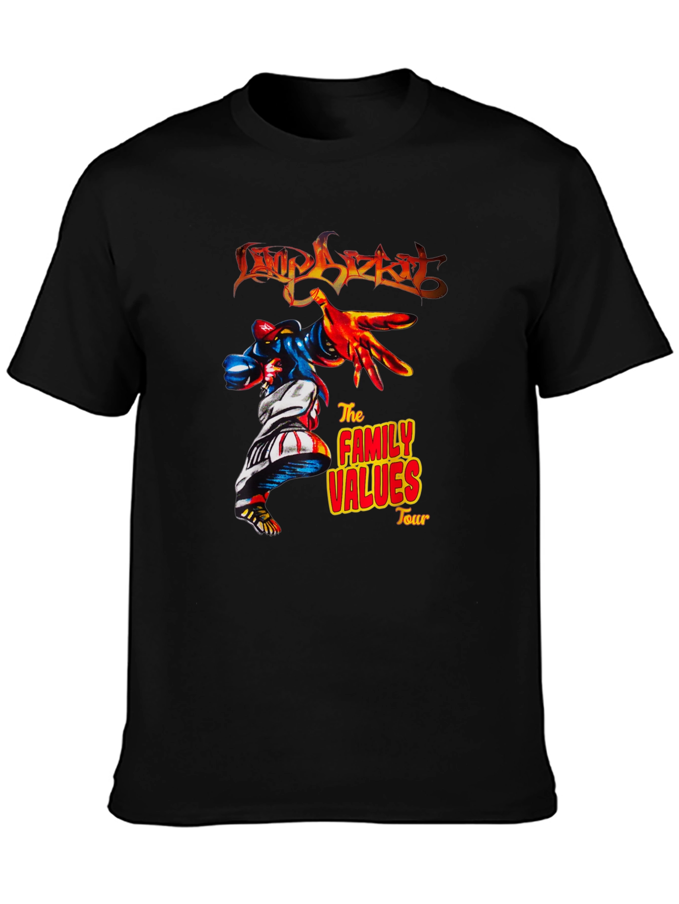 Limp Bizkit Family Values Tour Black T-Shirt