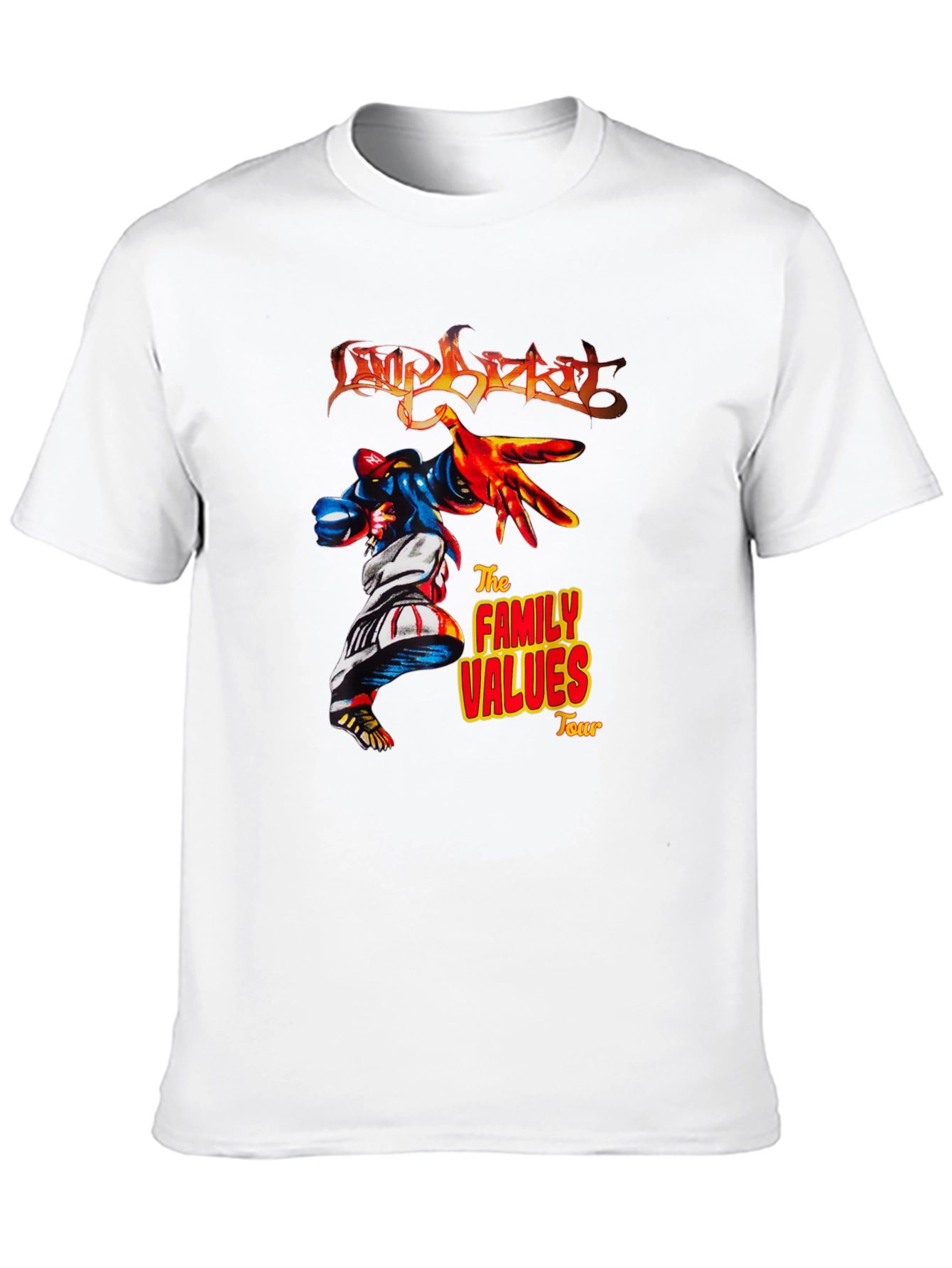 Limp Bizkit Family Values Tour Black T-Shirt
