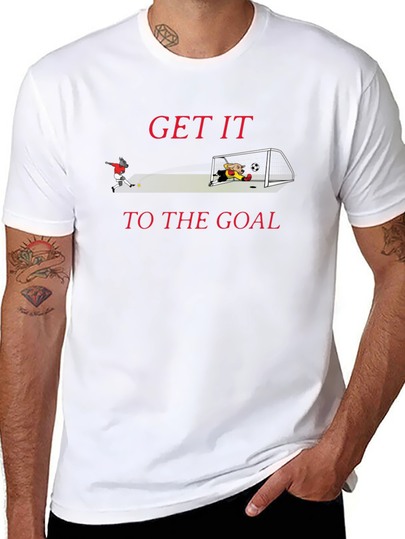 Get It To The Goal Graphic T-Shirt