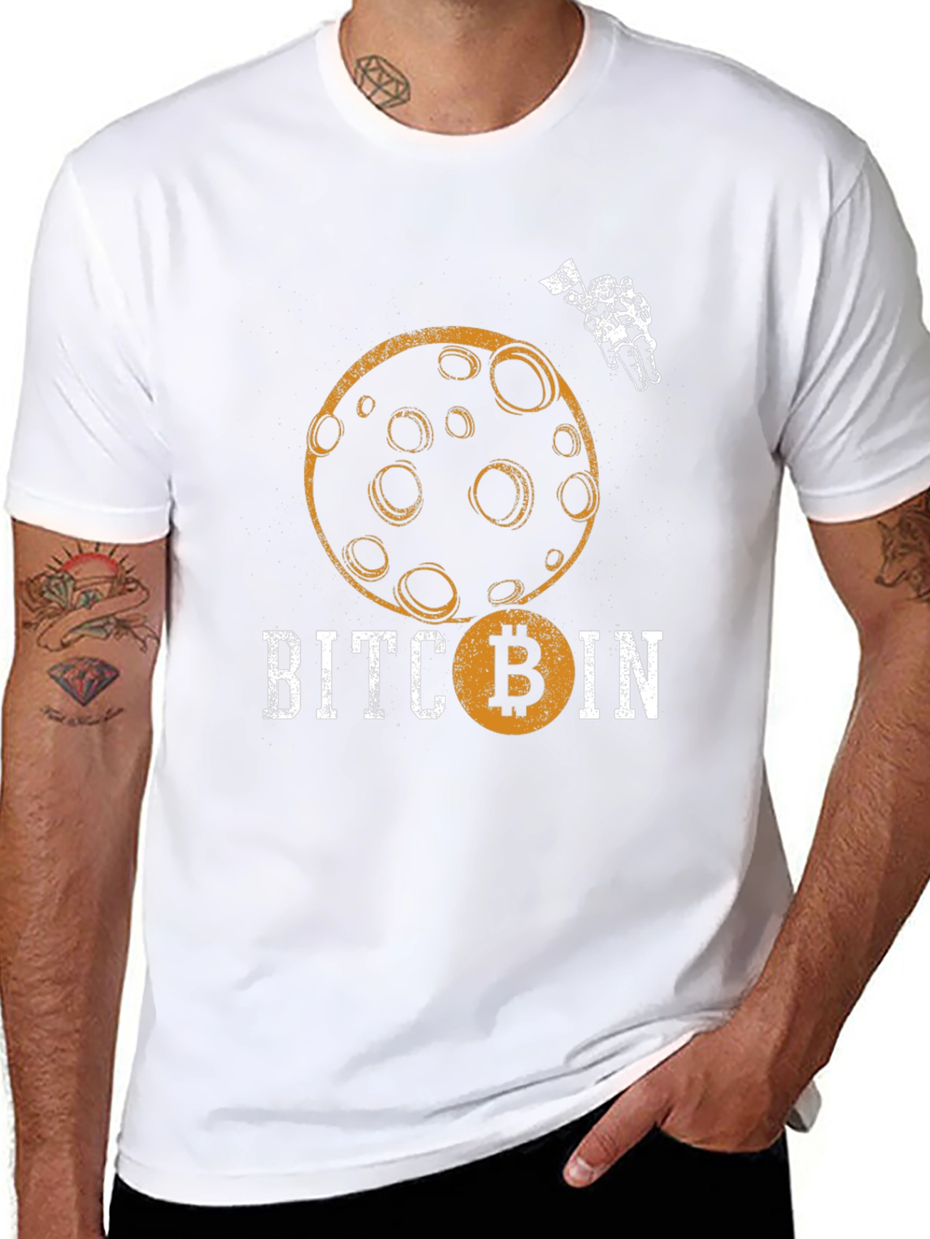 Bitcoin to the Moon T-Shirt | Crypto HODL