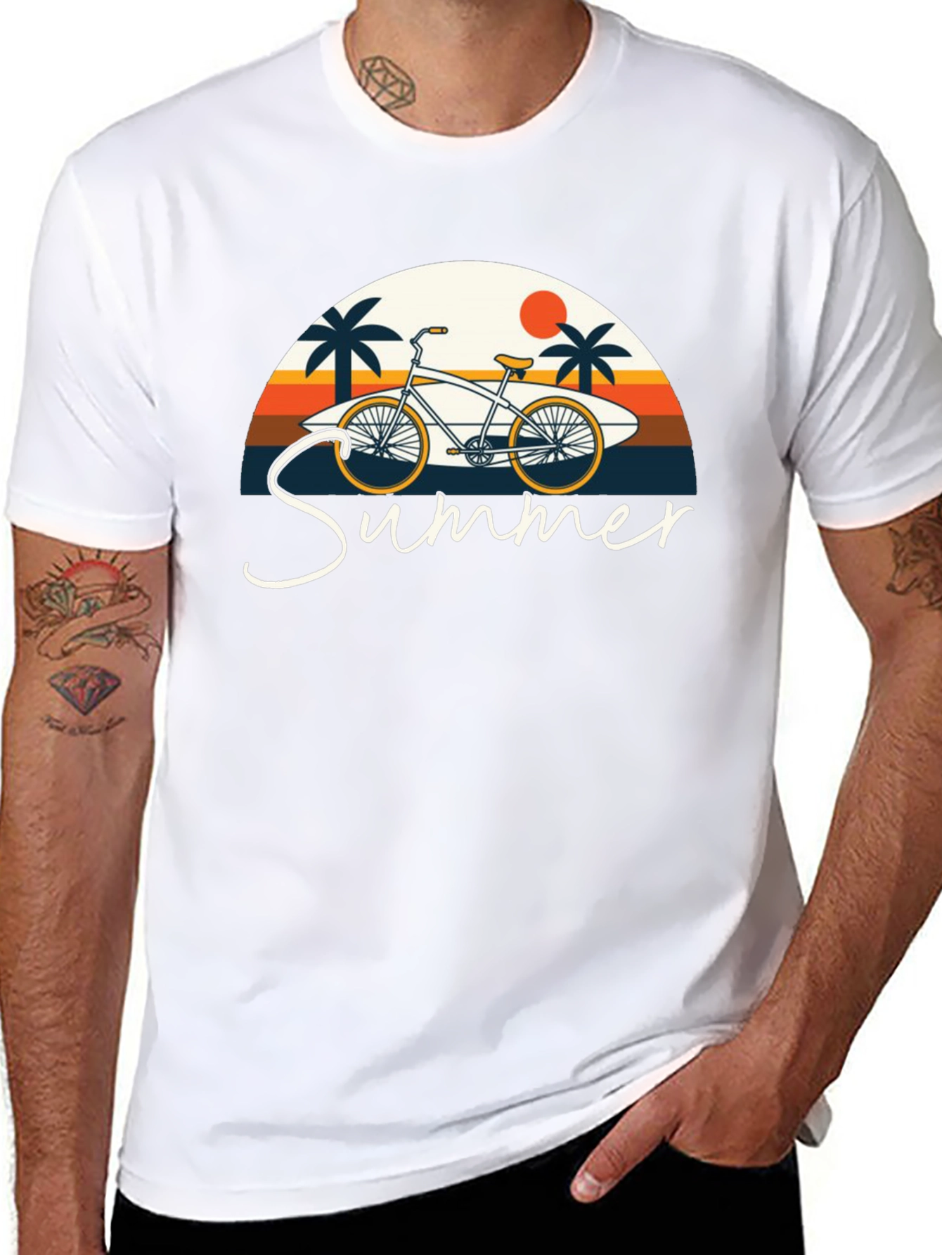 Summer Beach Bike T-Shirt