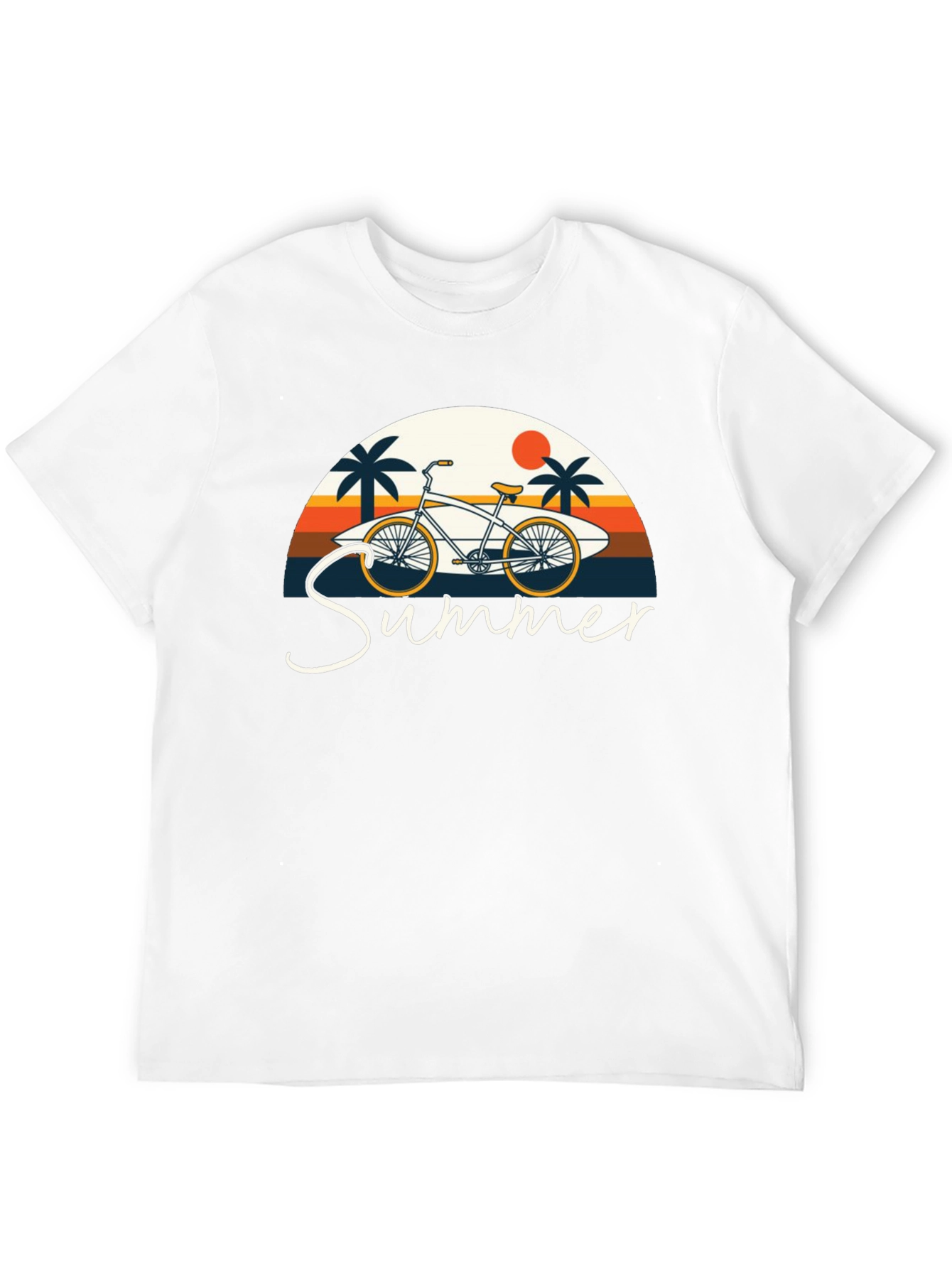 Summer Beach Bike T-Shirt