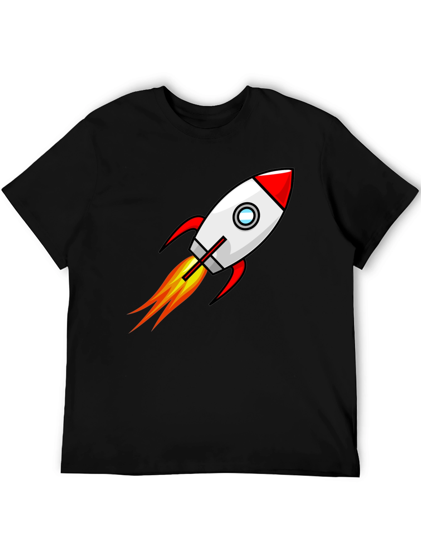 Rocket Launch Graphic T-Shirt - Blast Off in Style!