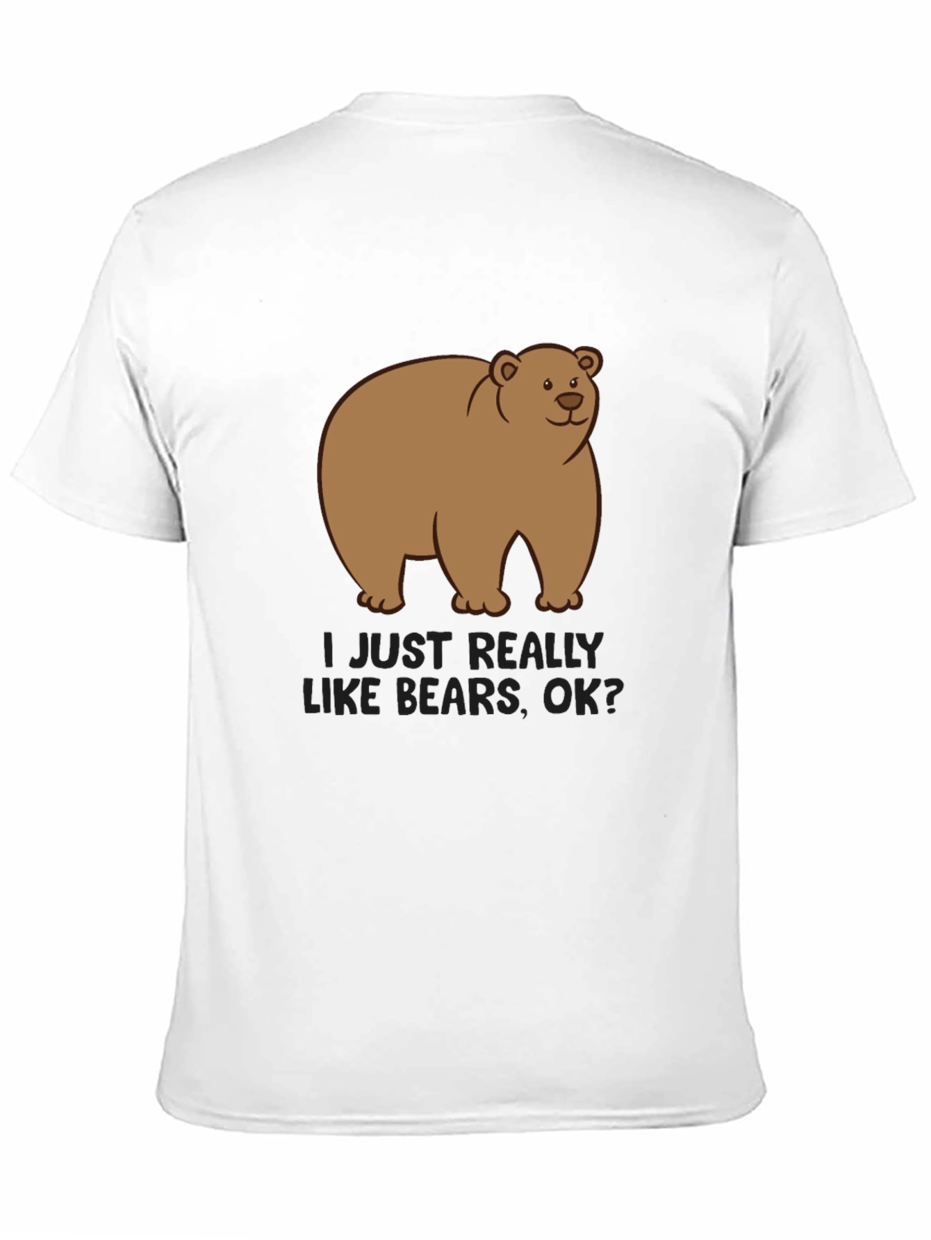 Bear Graphic T-Shirt - Cute Cartoon Tee
