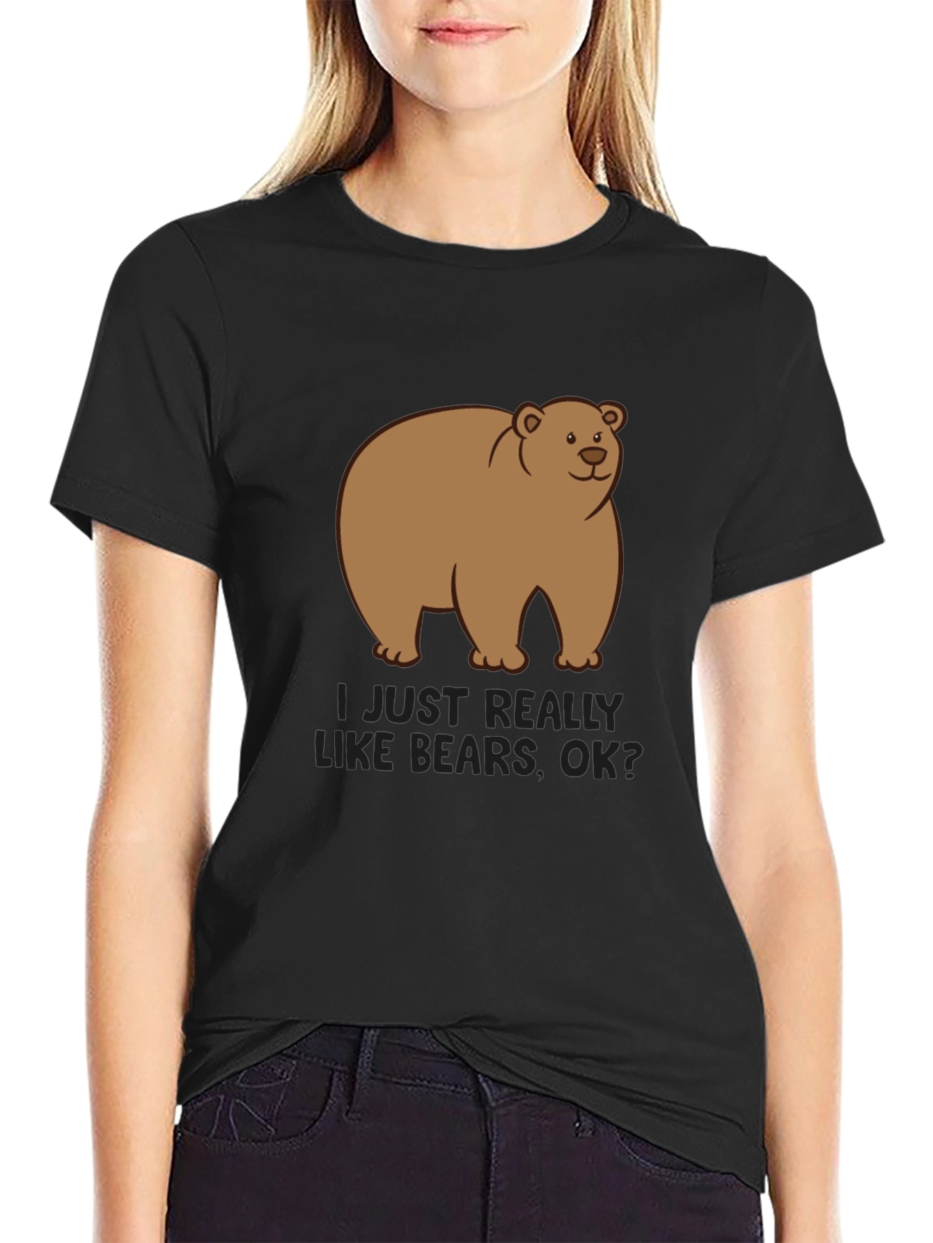 Bear Graphic T-Shirt - Cute Cartoon Tee