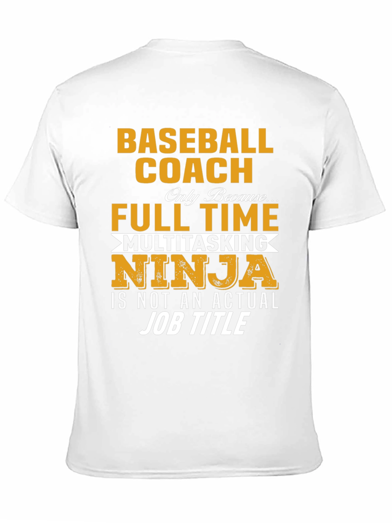 Baseball Coach Multitasking Ninja Graphic Tee