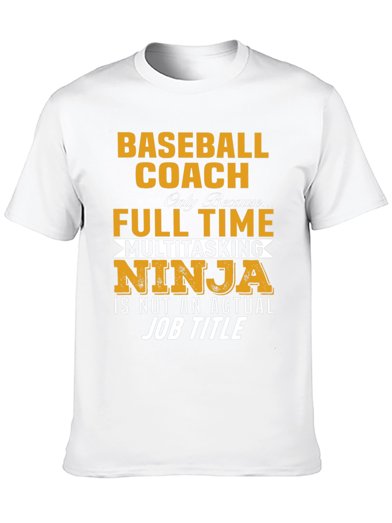 Baseball Coach Multitasking Ninja Graphic Tee