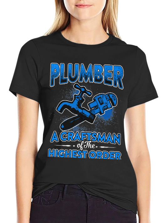 Plumber Craftsman Graphic T-Shirt
