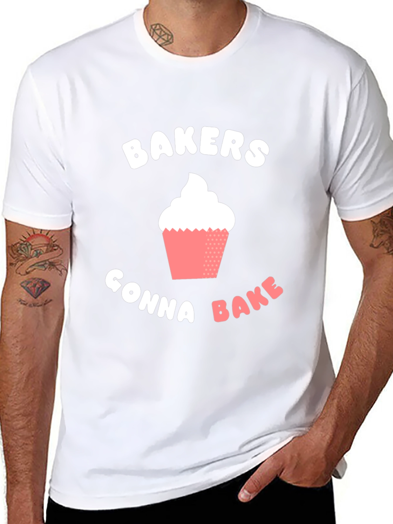 Bakers Gonna Bake T-Shirt -  Cupcake Design