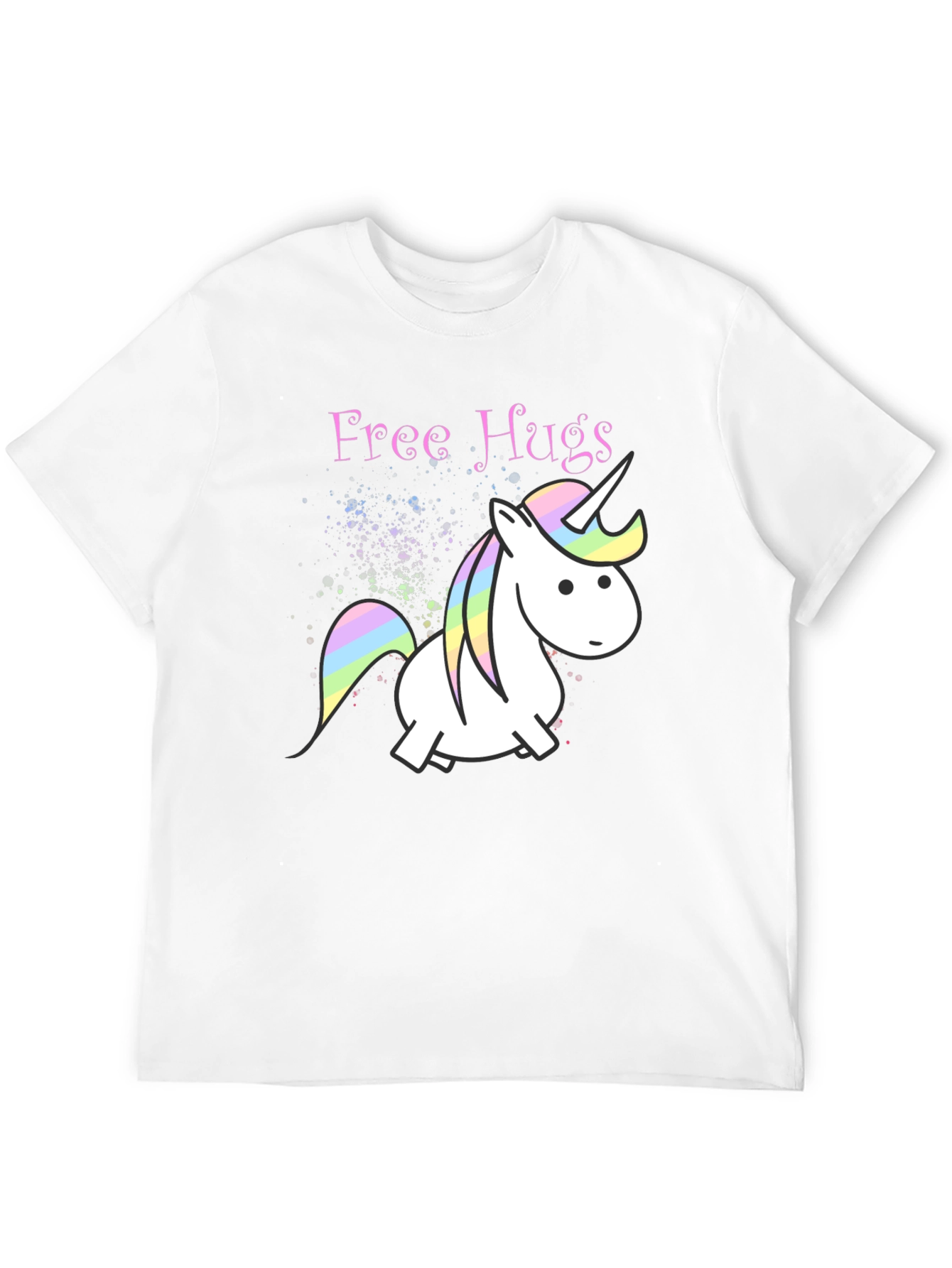 Unicorn Free Hugs Graphic T-Shirt