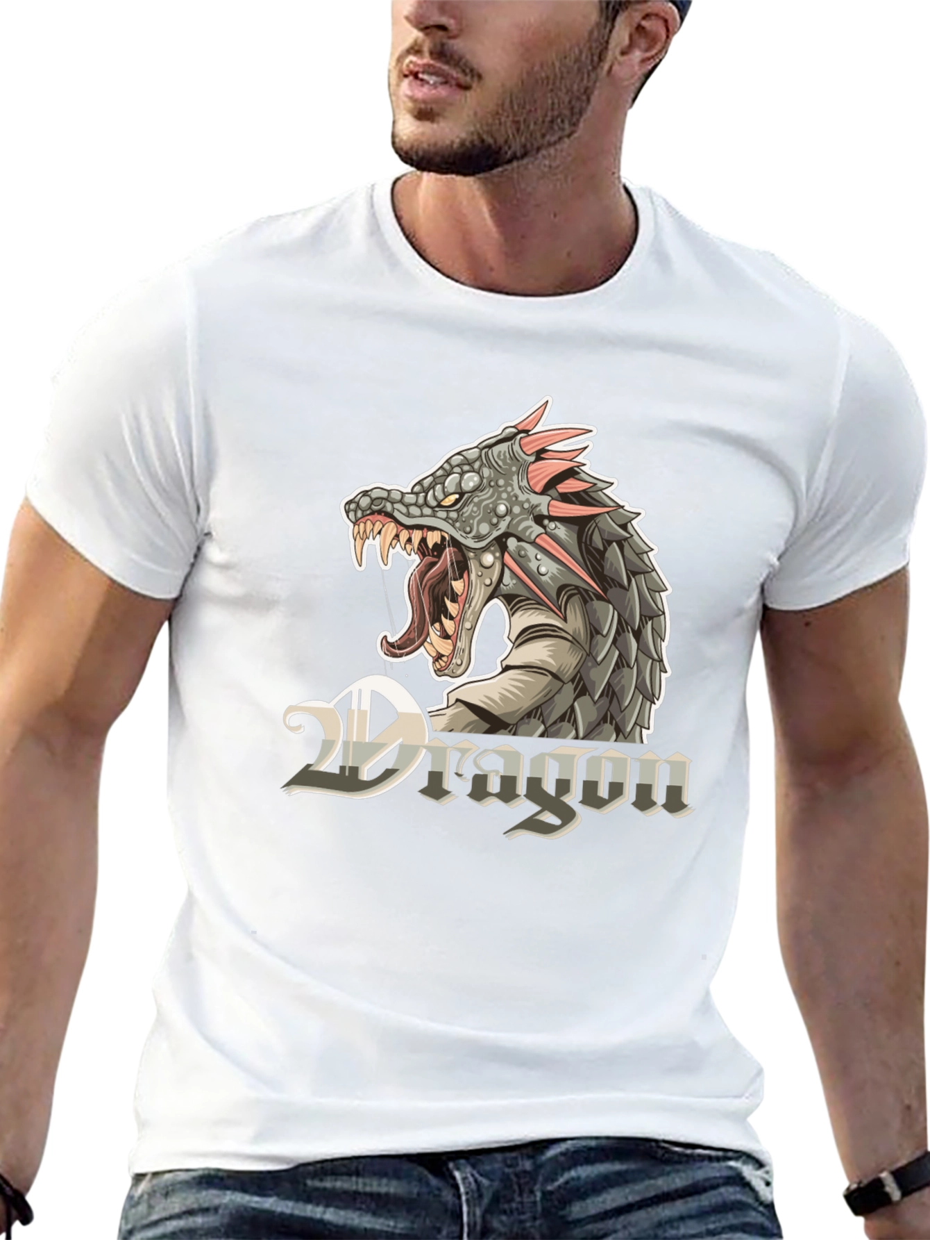 Dragon Graphic T-Shirt - Fierce Design
