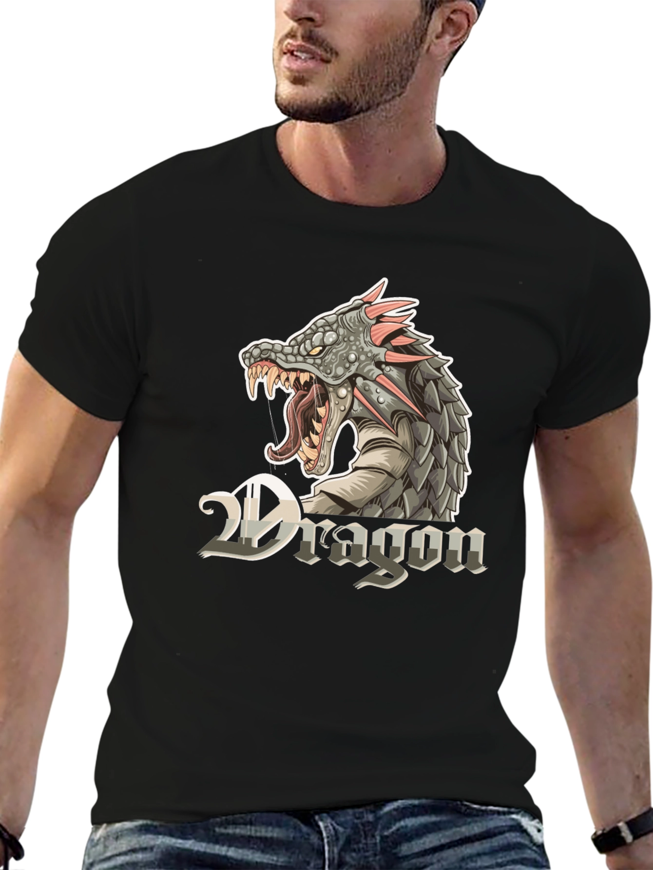 Dragon Graphic T-Shirt - Fierce Design