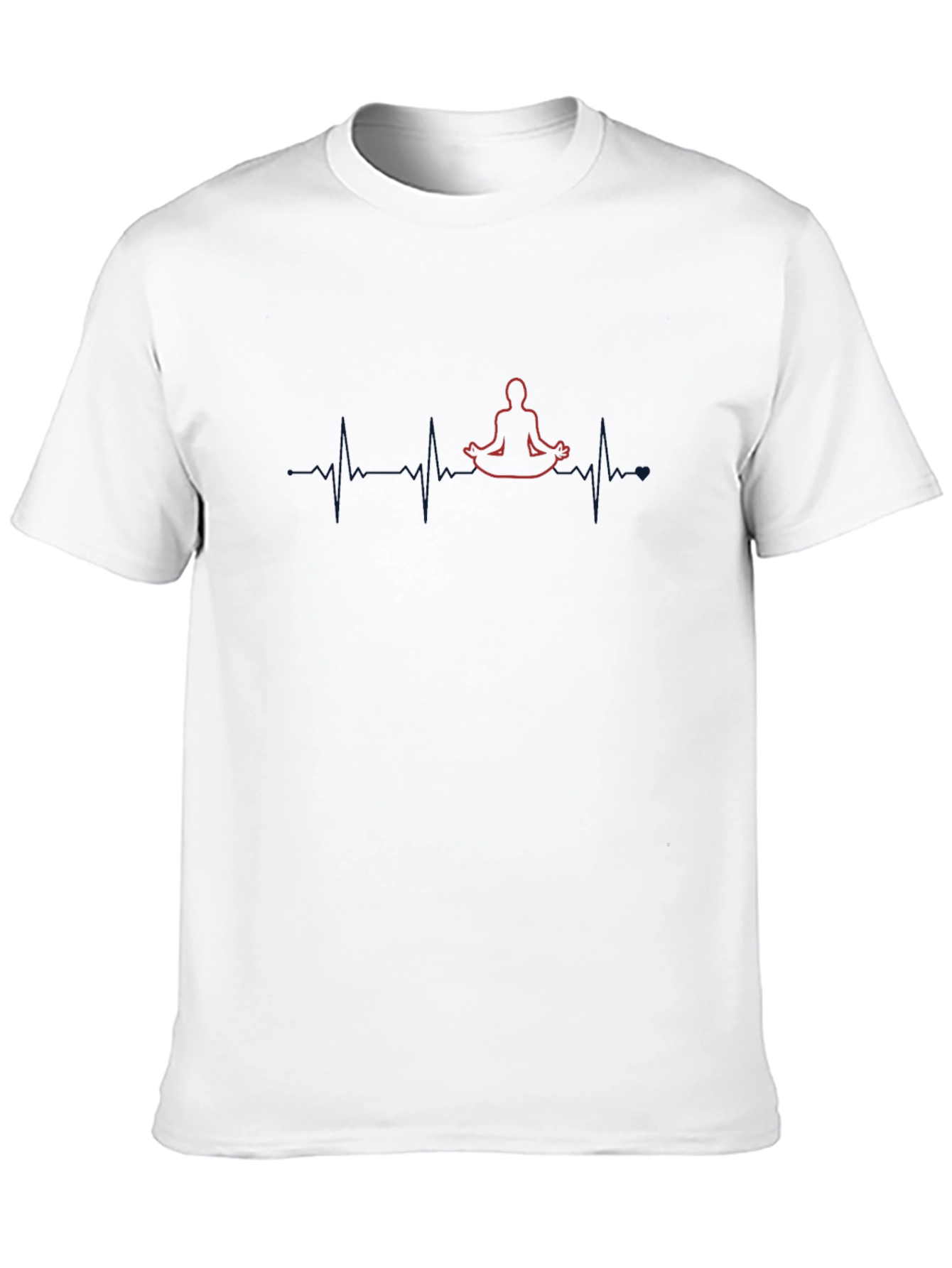 Yoga Heartbeat T-Shirt - Meditate in Style